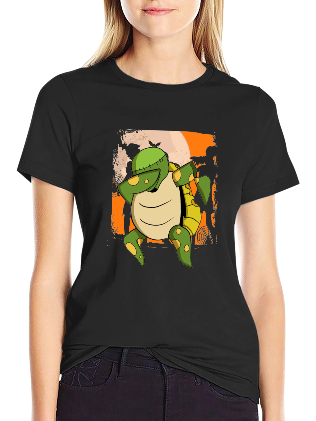 Dabbing Turtle Halloween T-Shirt