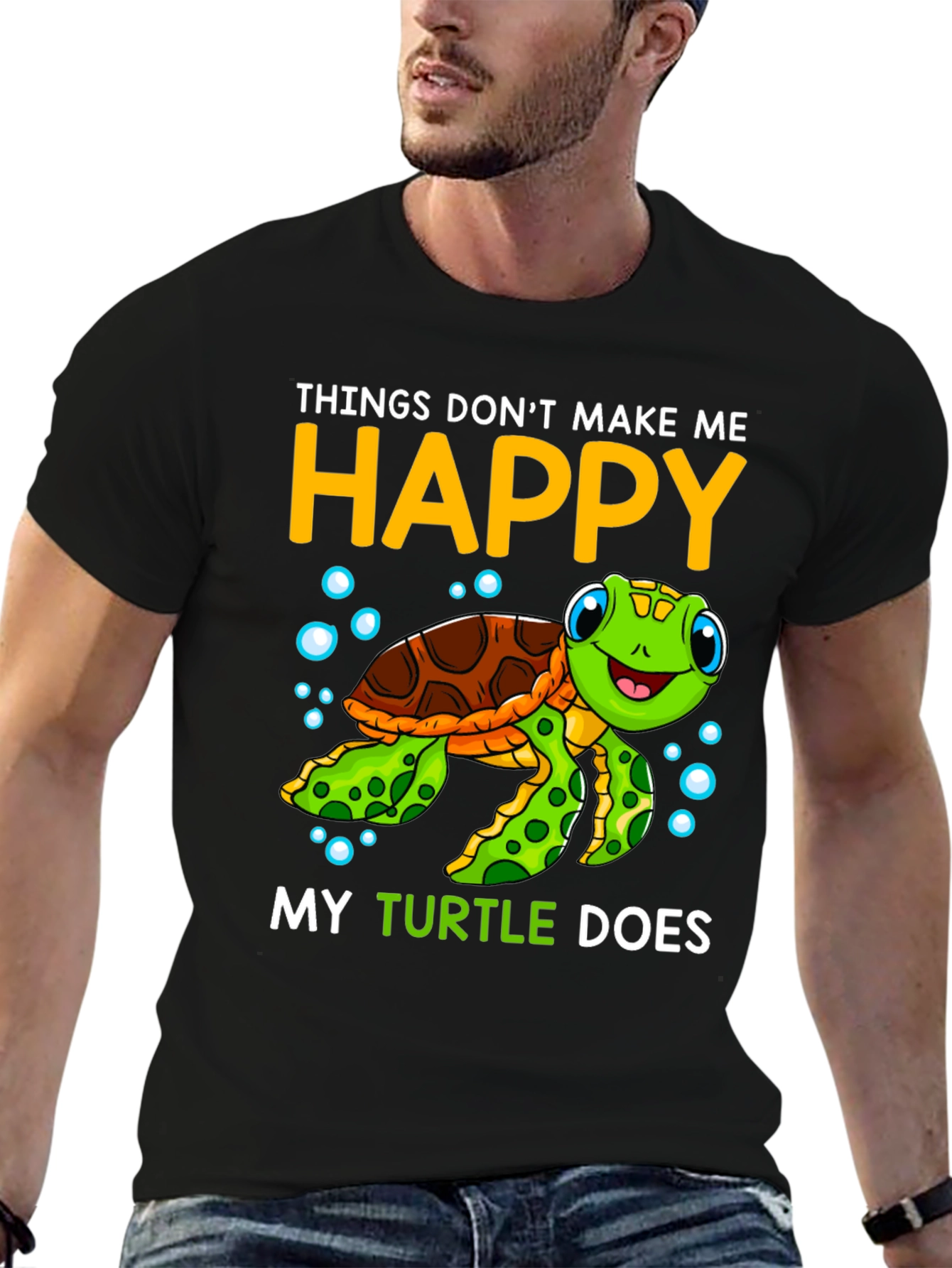 My Turtle Makes Me Happy T-Shirt