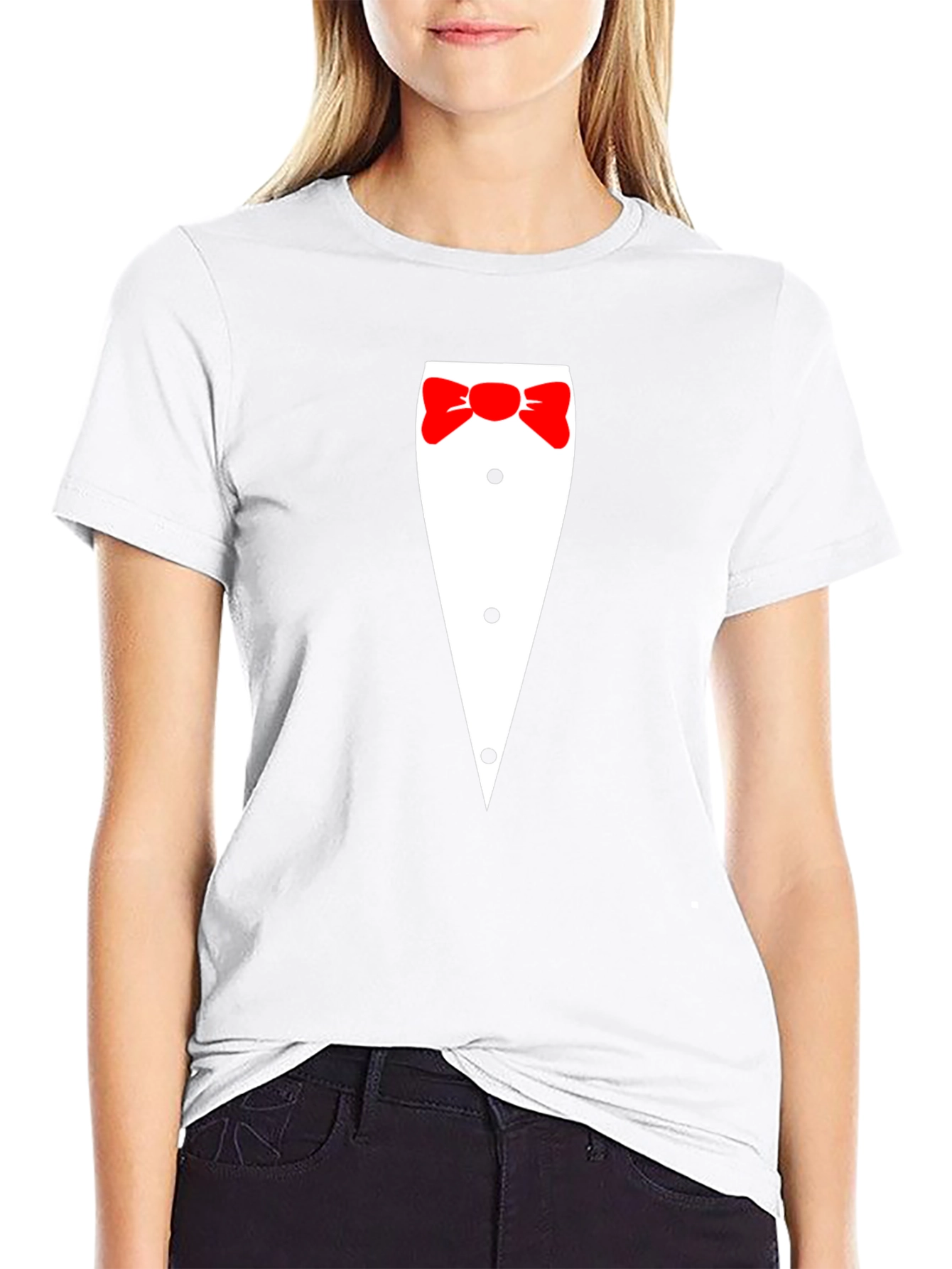 Tuxedo Graphic Tee - Novelty Formal Wear T-Shirt