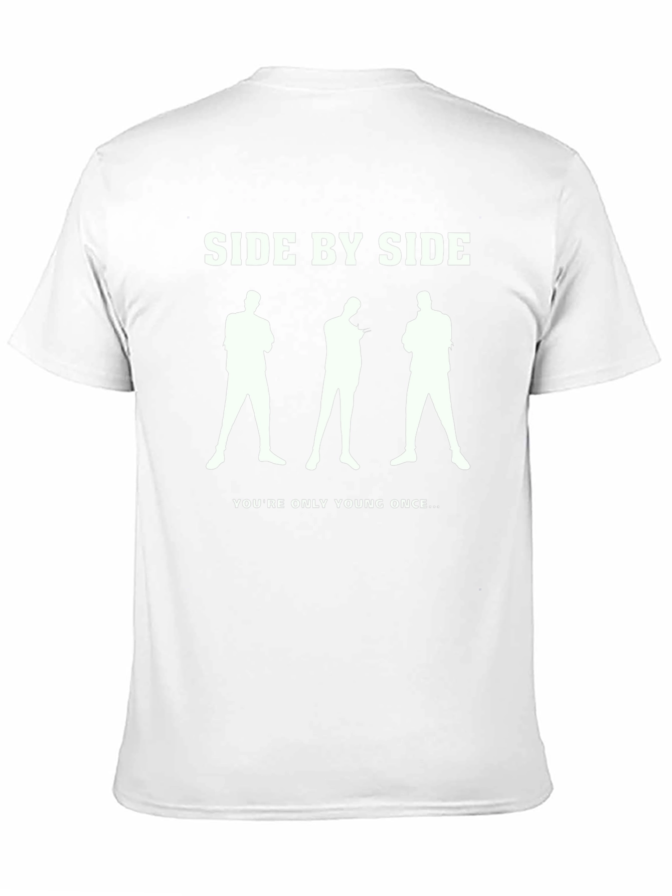 Side By Side Graphic Tee - Black