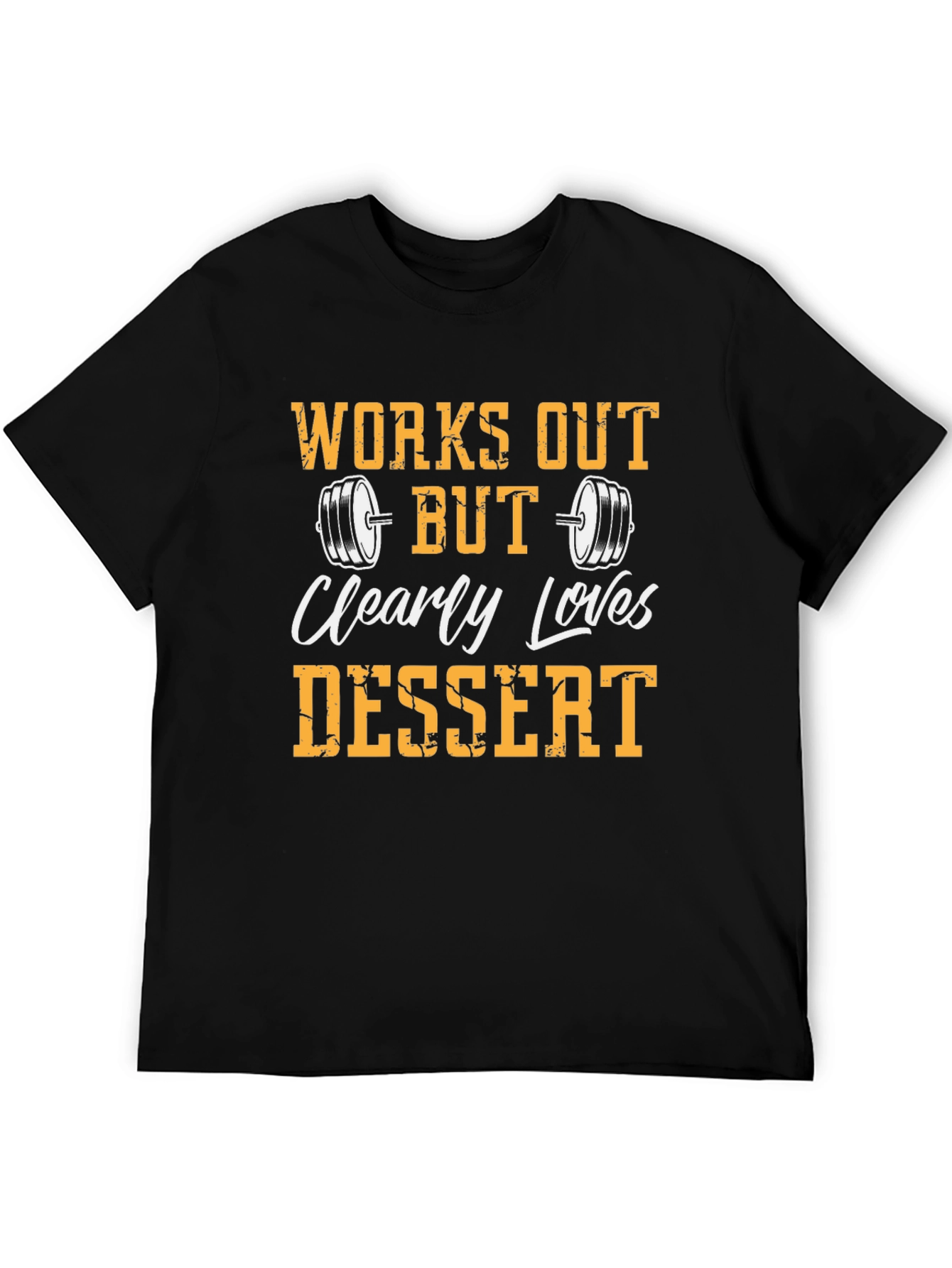 Funny Gym & Dessert Lovers T-Shirt