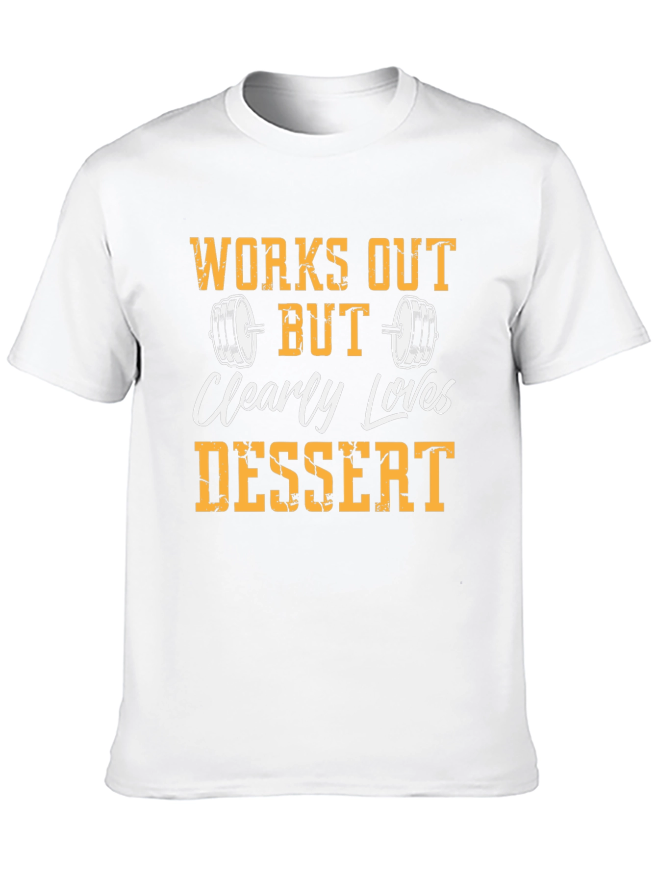 Funny Gym & Dessert Lovers T-Shirt