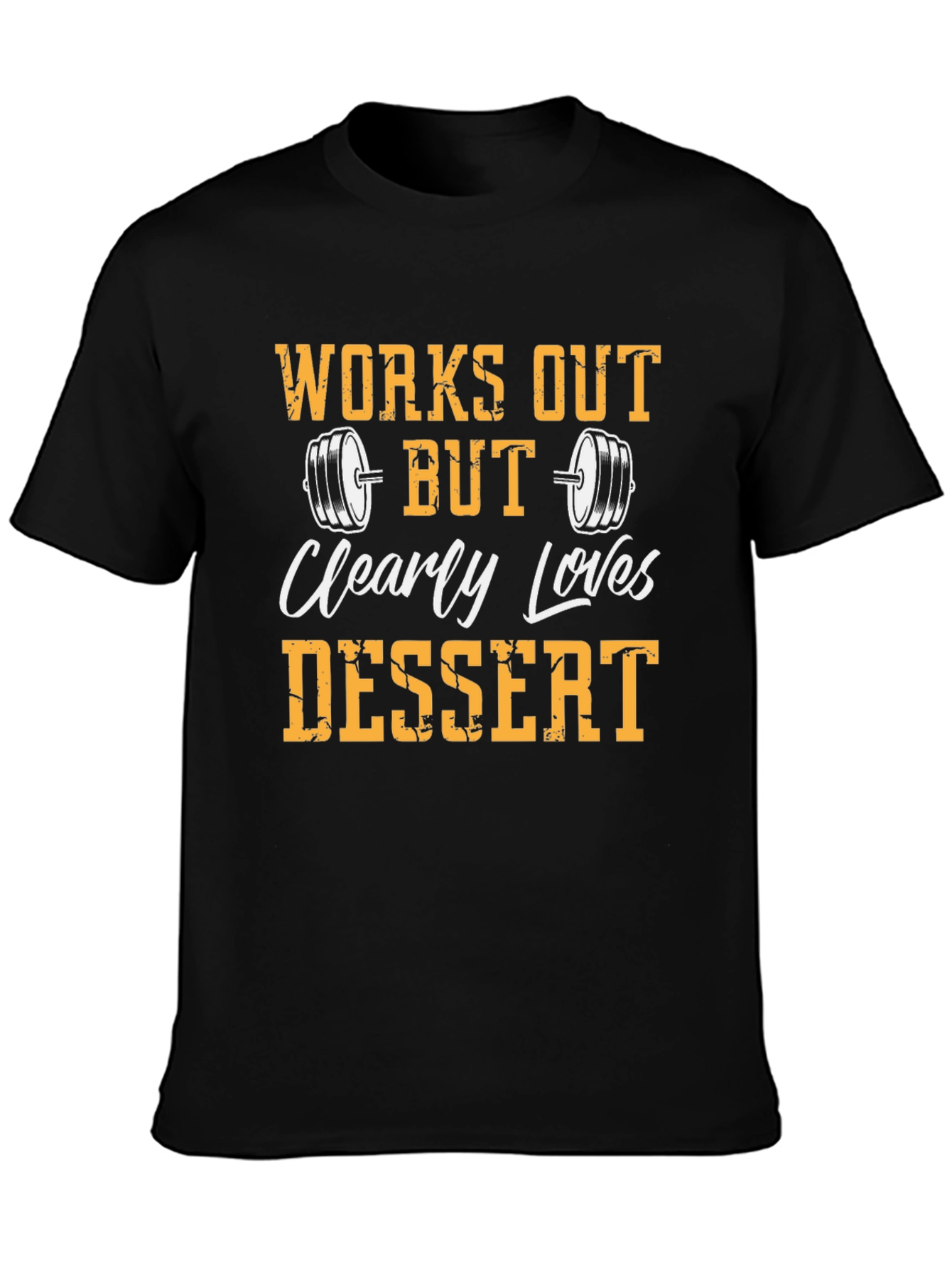 Funny Gym & Dessert Lovers T-Shirt