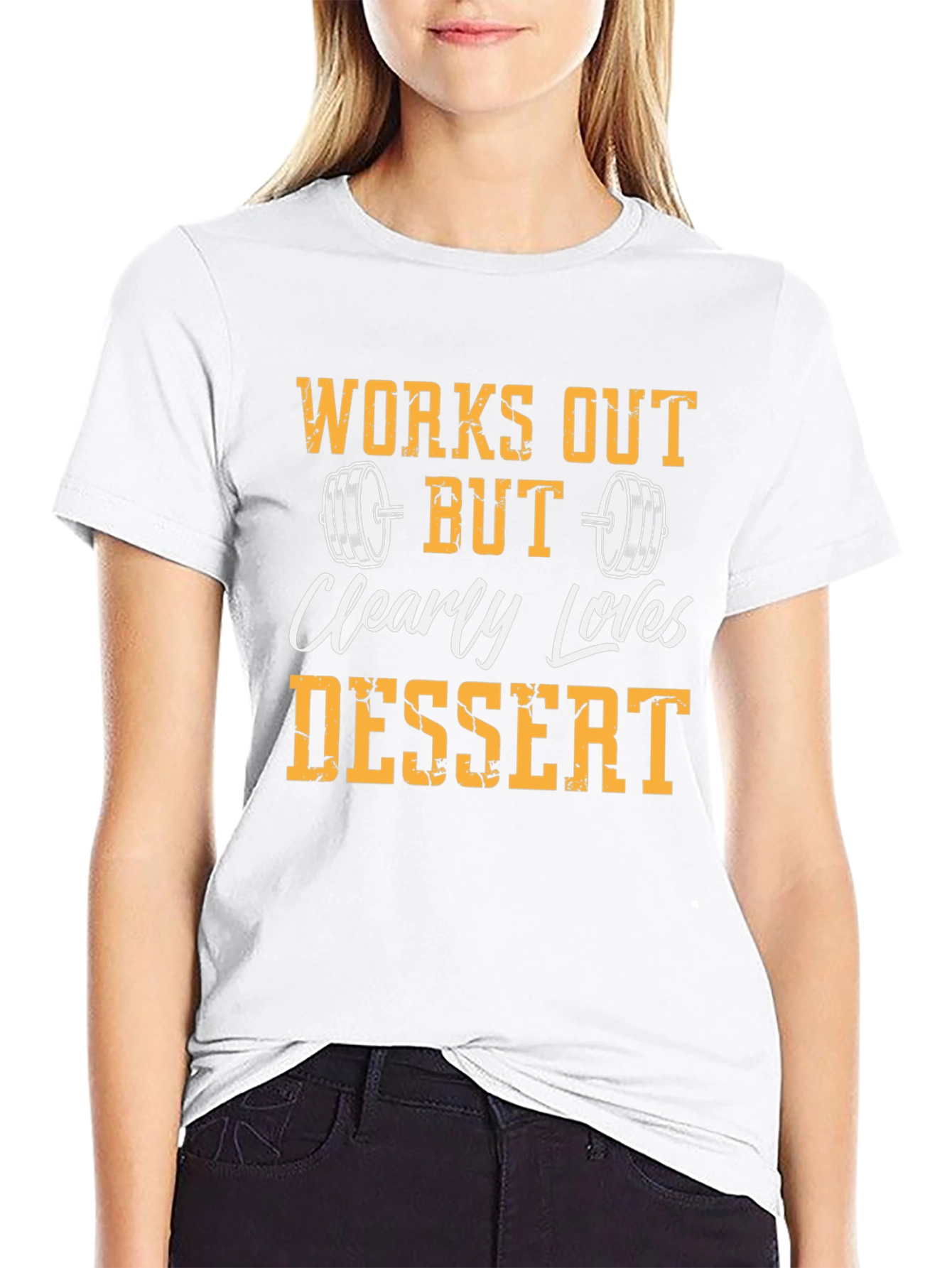 Funny Gym & Dessert Lovers T-Shirt