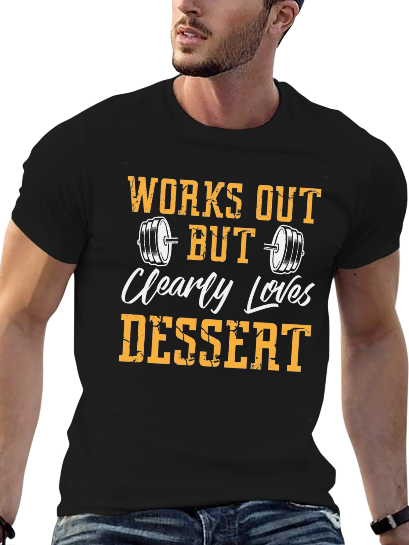 Funny Gym & Dessert Lovers T-Shirt