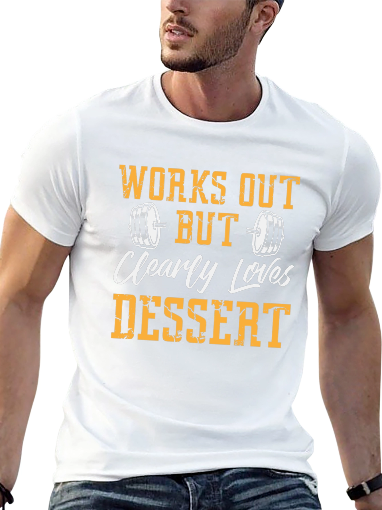 Funny Gym & Dessert Lovers T-Shirt