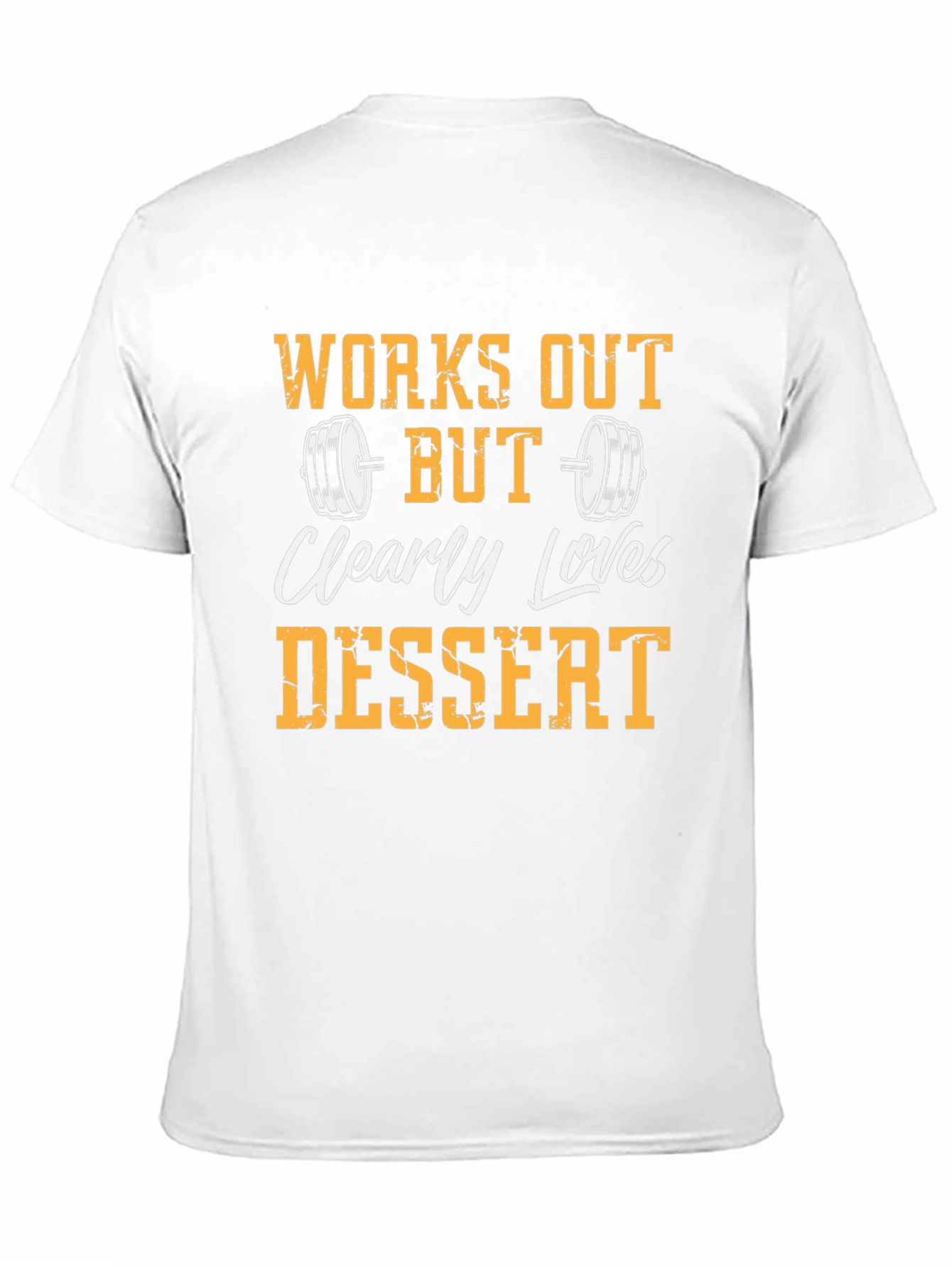 Funny Gym & Dessert Lovers T-Shirt