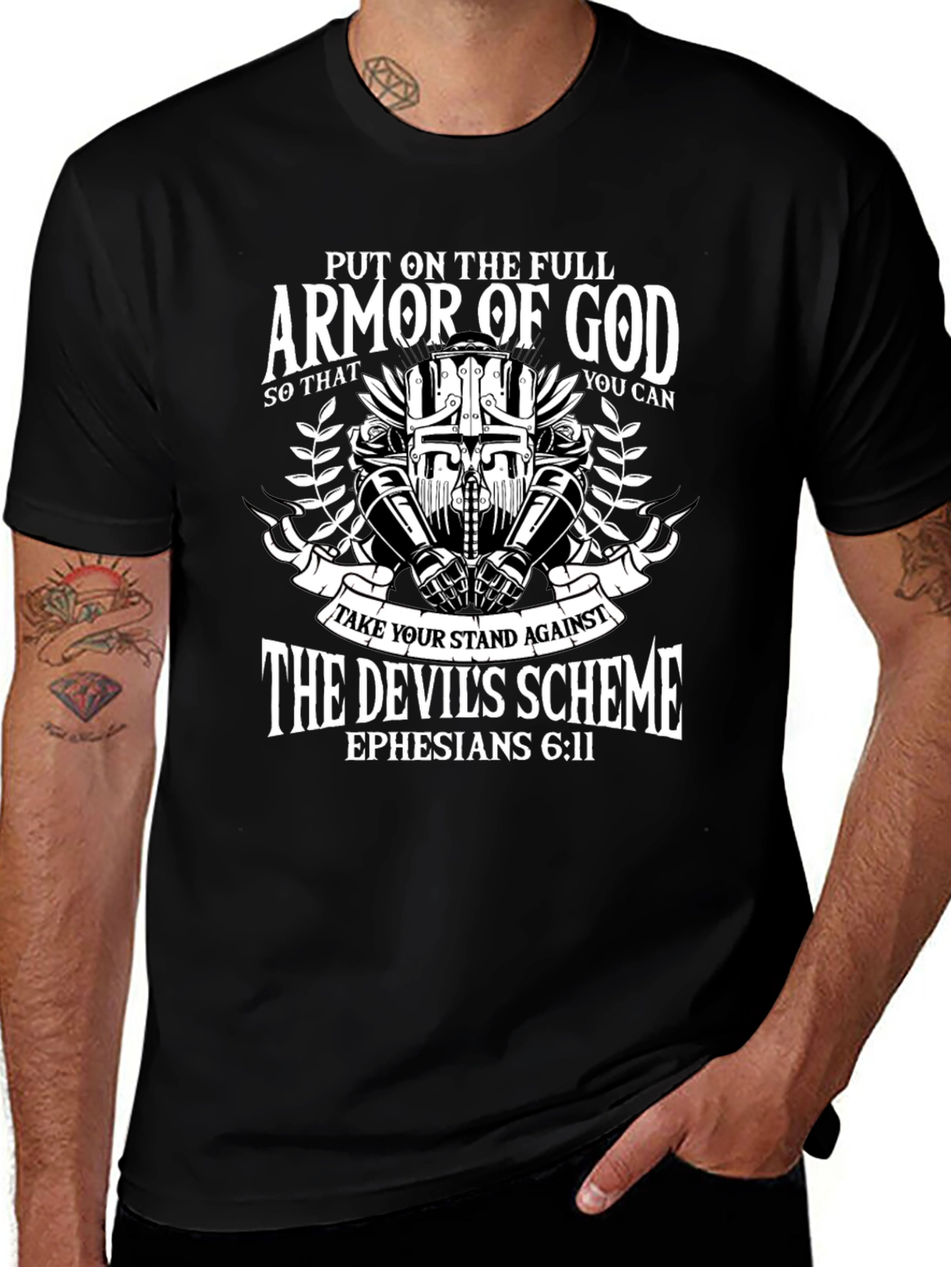 Armor of God Graphic Tee - Ephesians 6:11