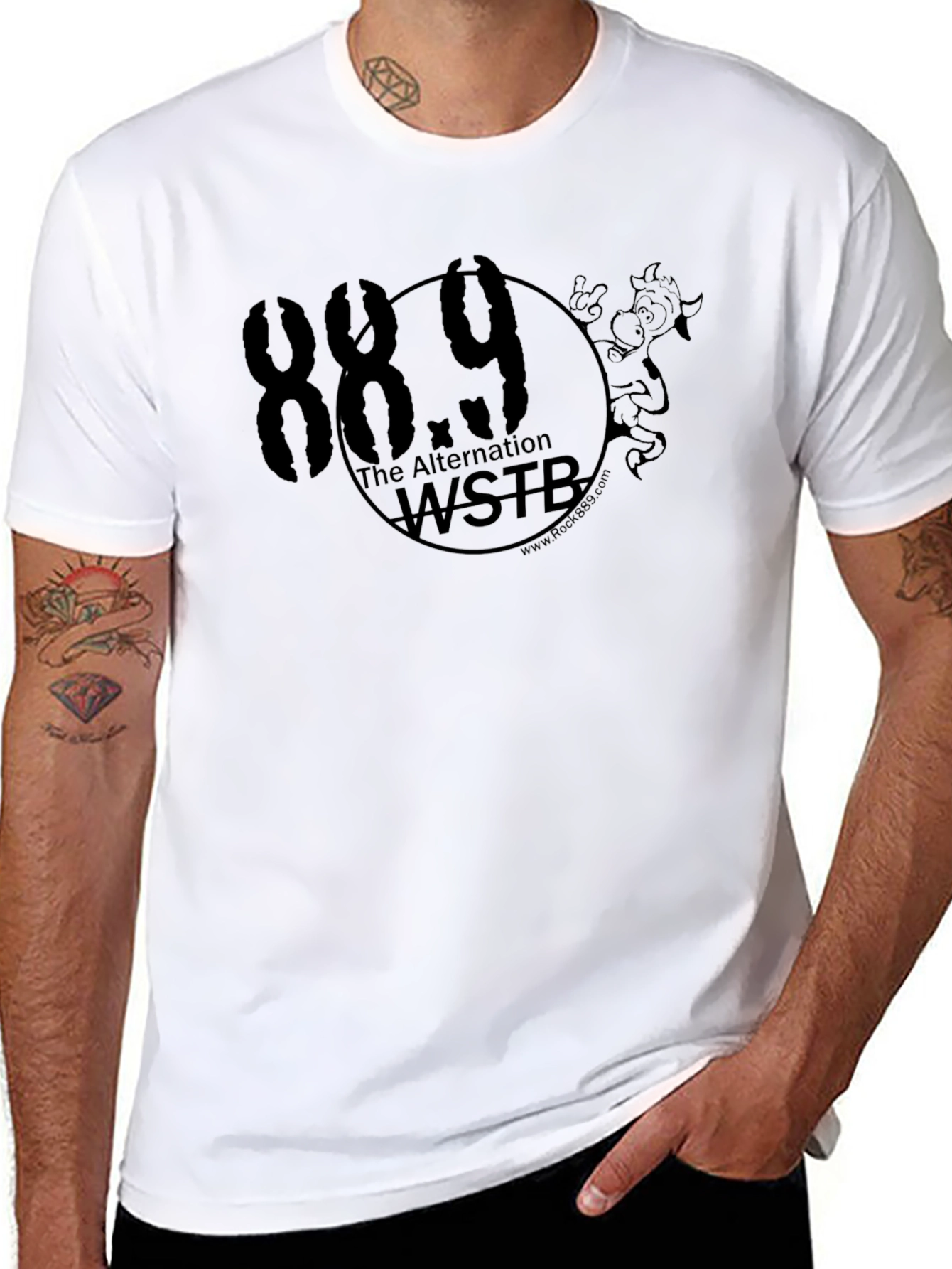 88.9 WSTB The AlterNation Black T-Shirt