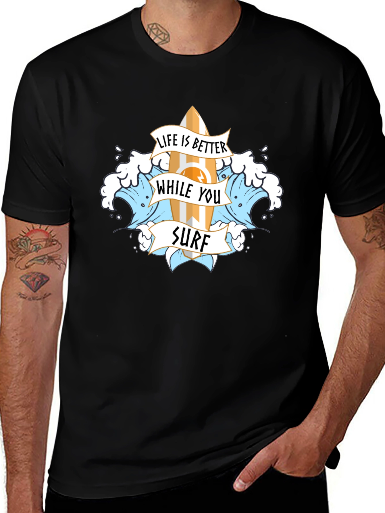 Life is Better While You Surf T-Shirt