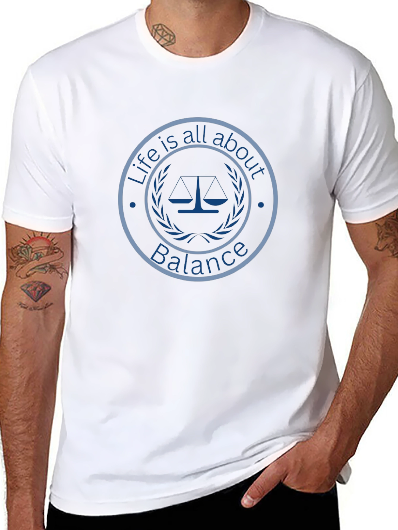 Balance is Life T-Shirt - Black