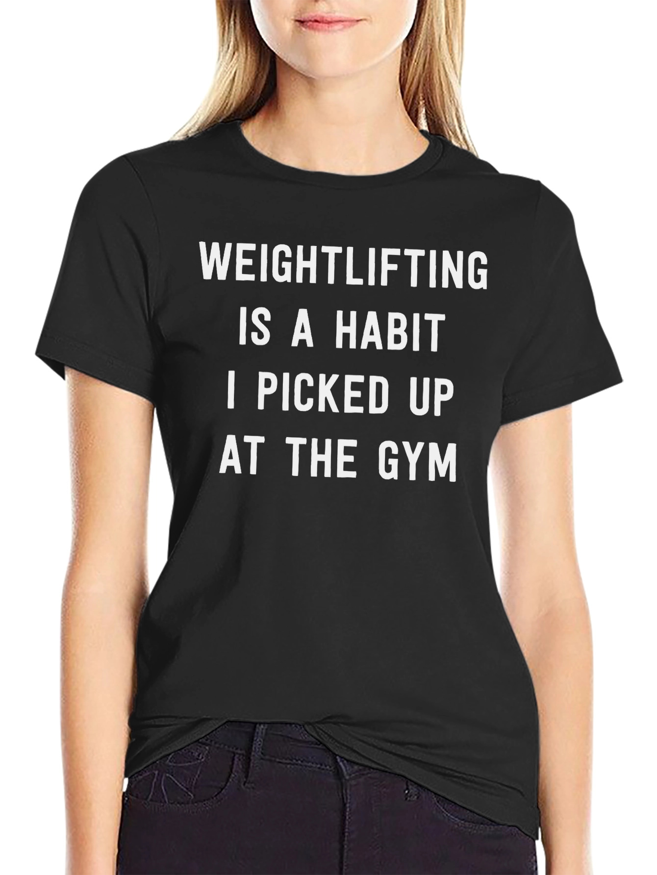 Weightlifting Habit T-Shirt - Gym Motivation