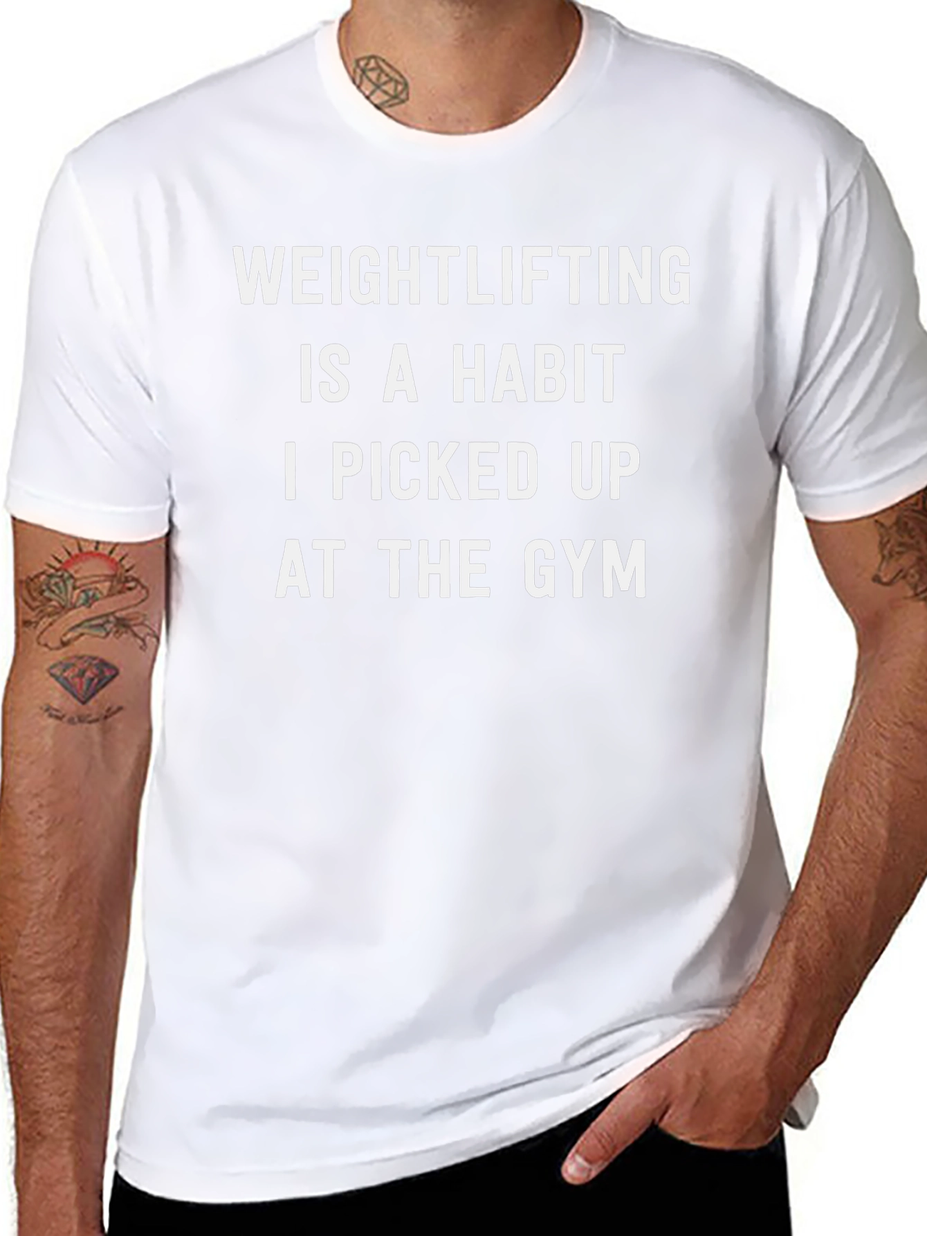 Weightlifting Habit T-Shirt - Gym Motivation