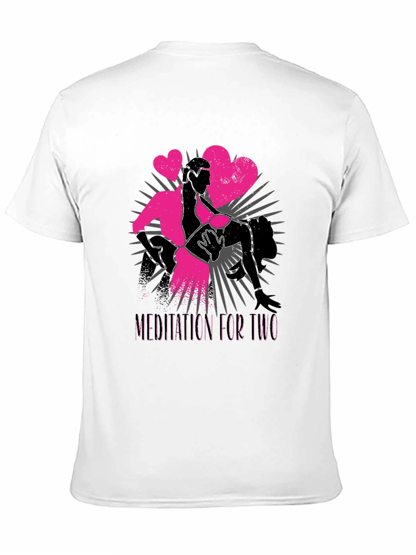 Meditation for Two Graphic T-Shirt - Black