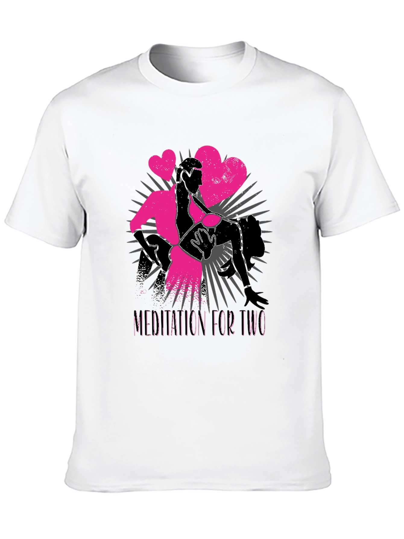 Meditation for Two Graphic T-Shirt - Black