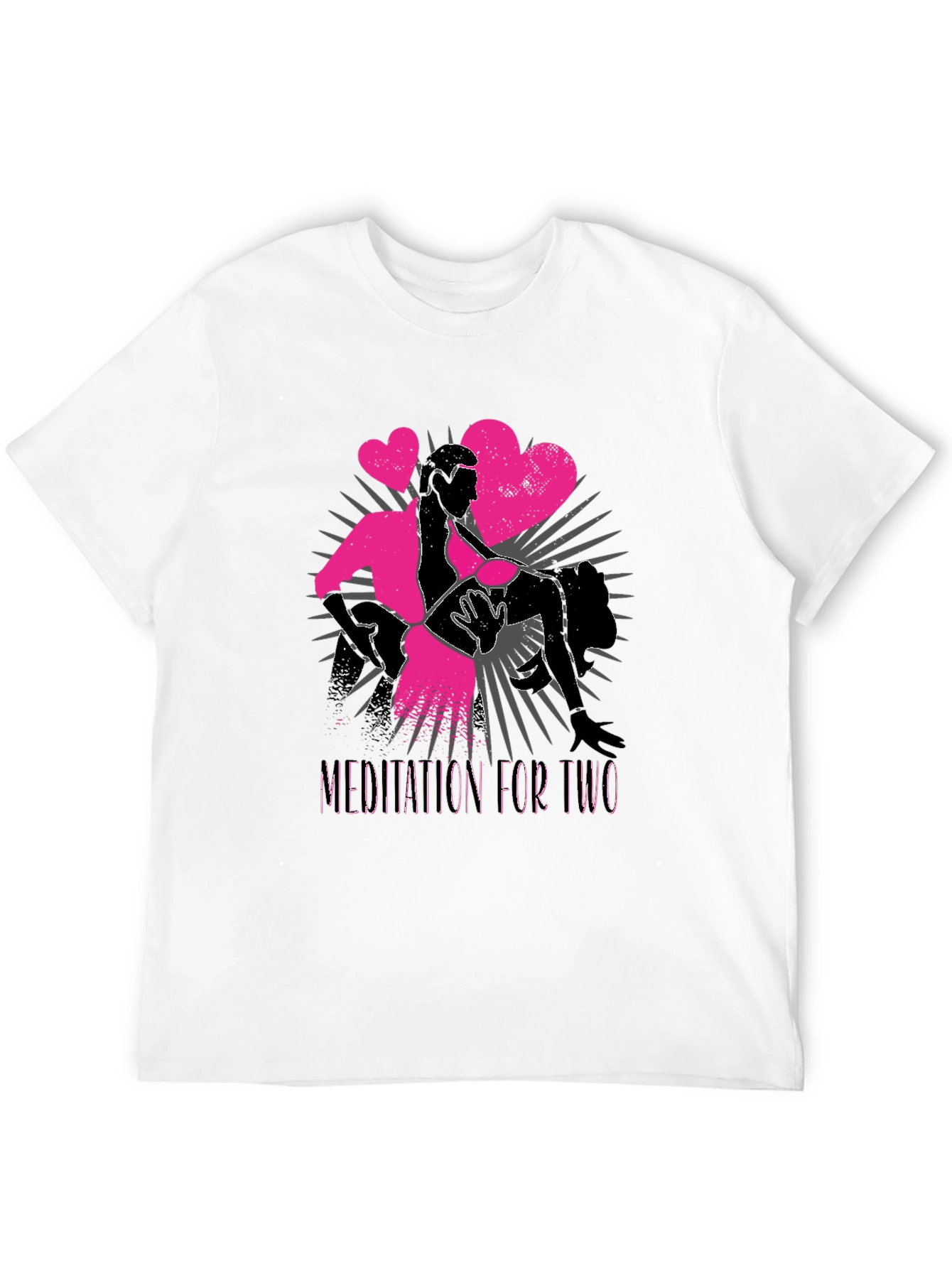 Meditation for Two Graphic T-Shirt - Black