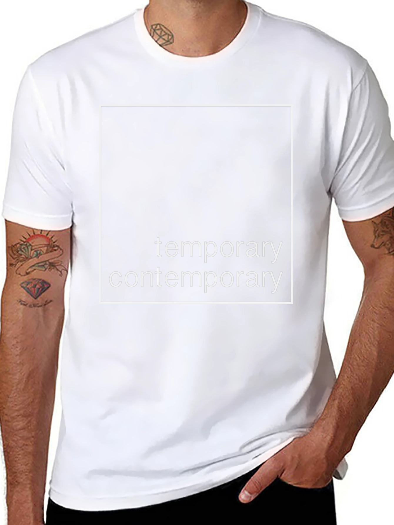 Temporary Contemporary Graphic Tee - Modern Style