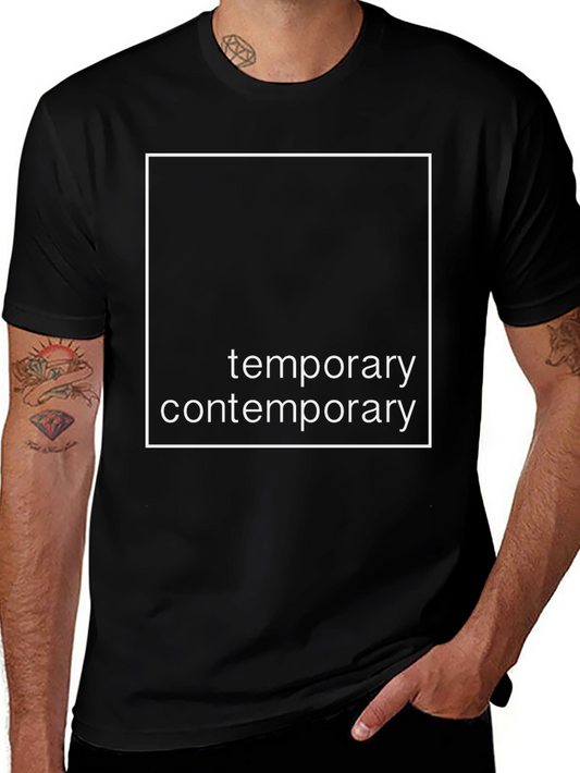 Temporary Contemporary Graphic Tee - Modern Style