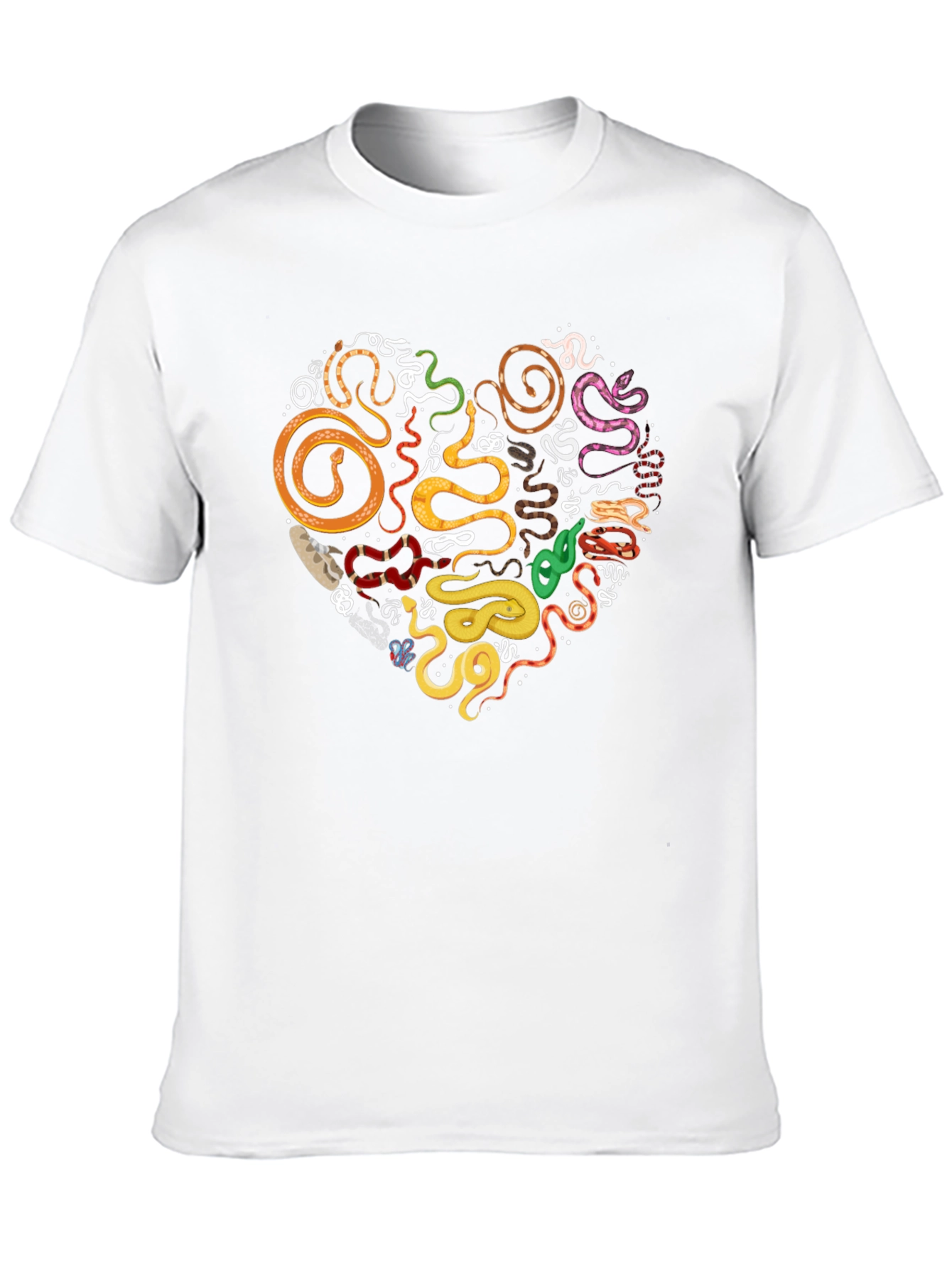 Snakes Heart T-Shirt - Reptile Lover Tee