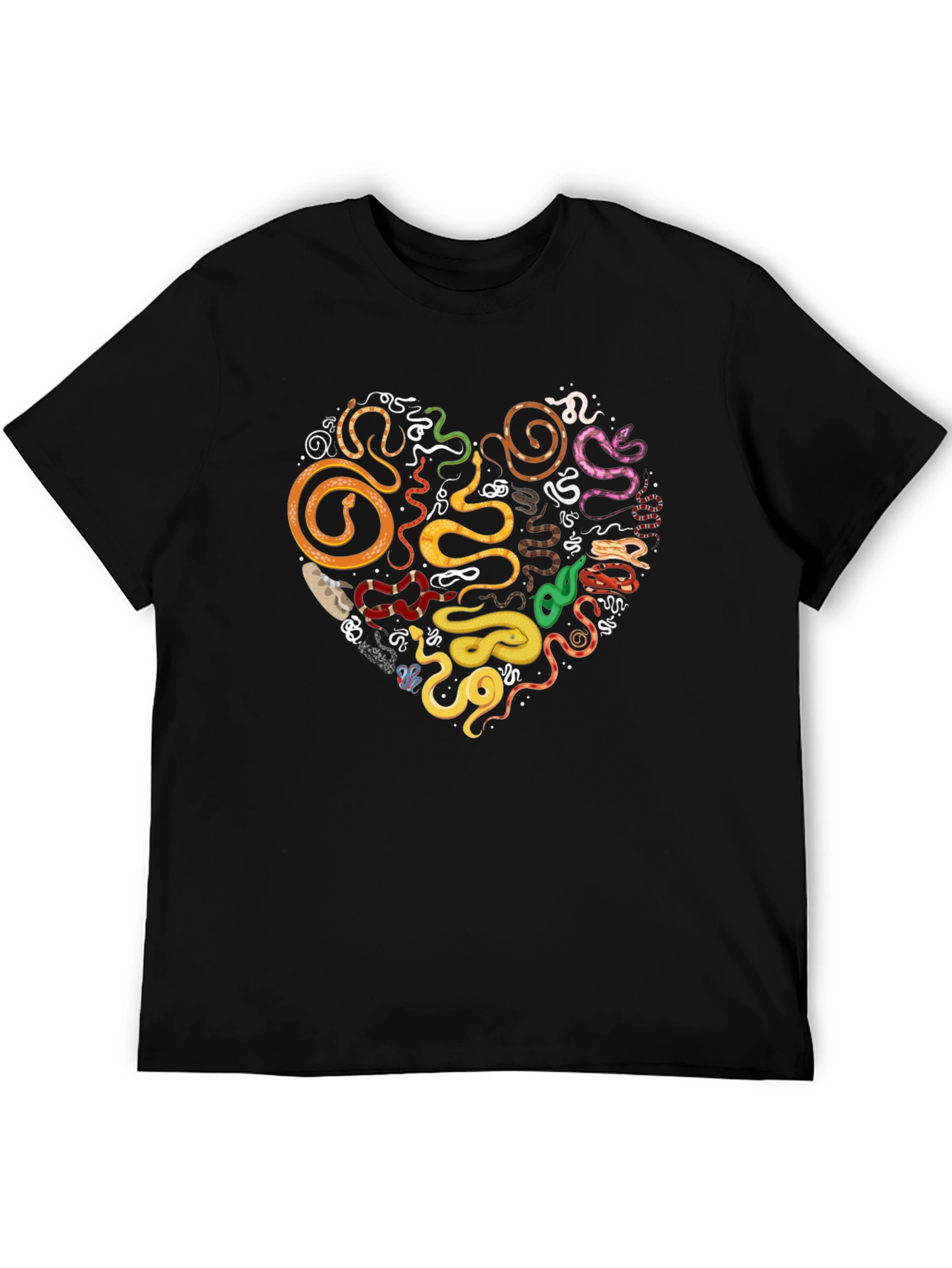 Snakes Heart T-Shirt - Reptile Lover Tee