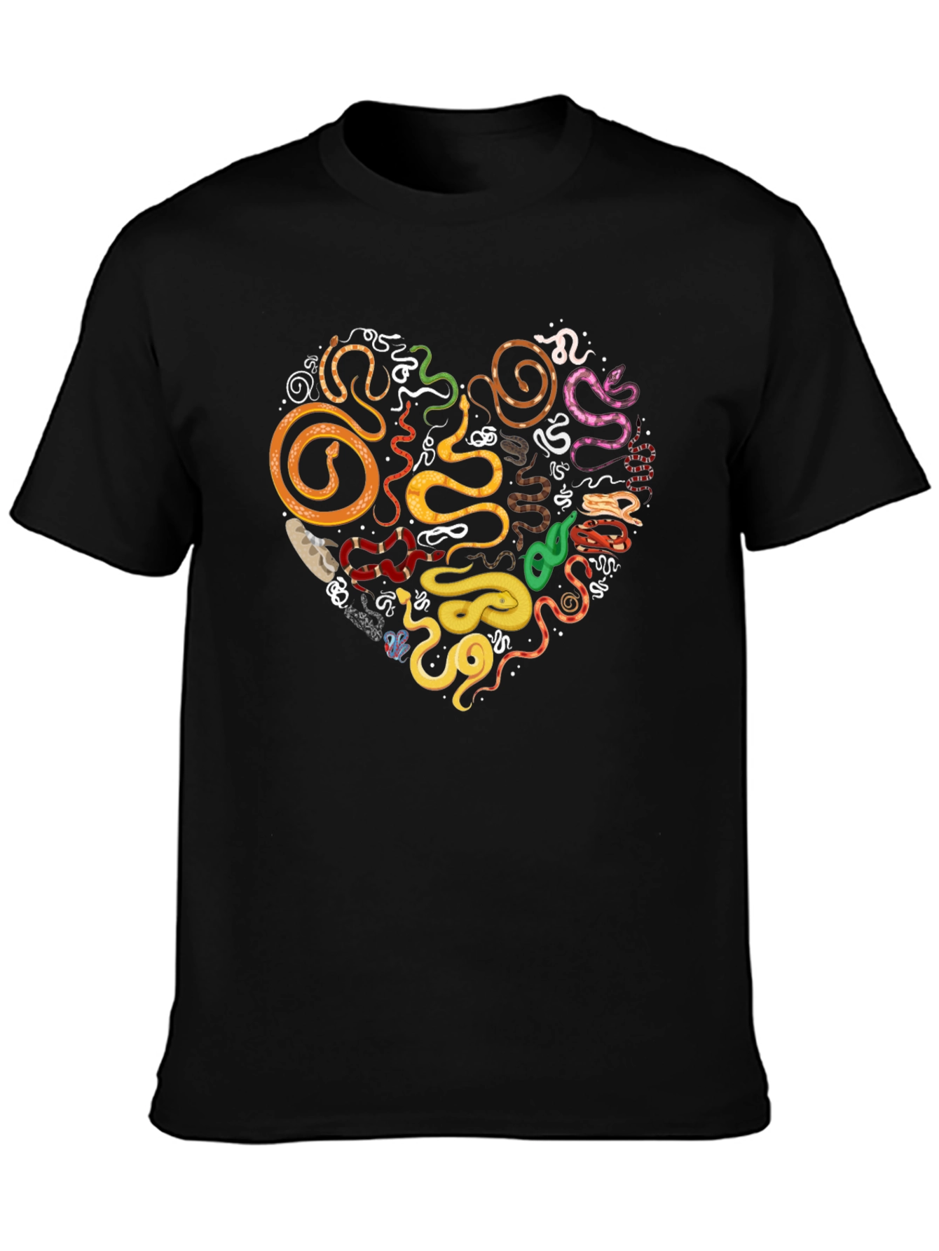 Snakes Heart T-Shirt - Reptile Lover Tee