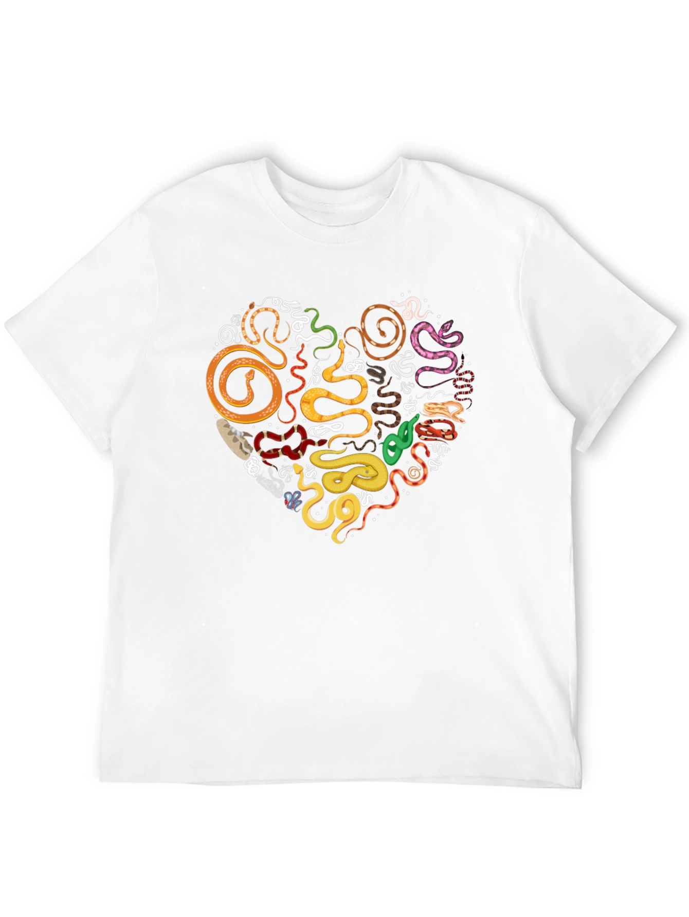 Snakes Heart T-Shirt - Reptile Lover Tee