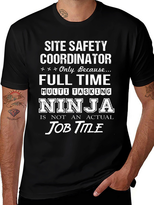 Site Safety Coordinator Ninja T-Shirt