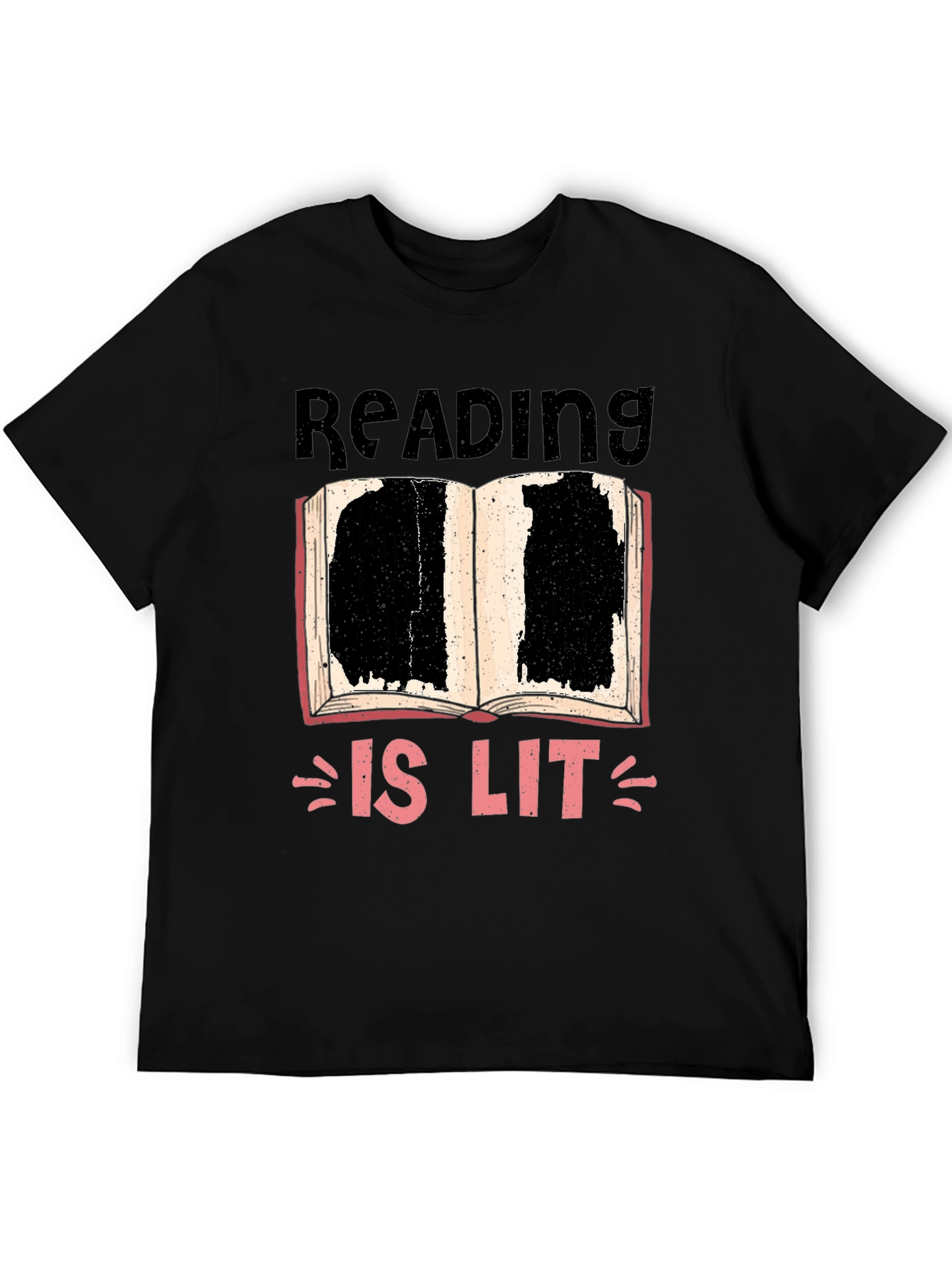 Reading Is Lit Graphic T-Shirt - Book Lover Tee