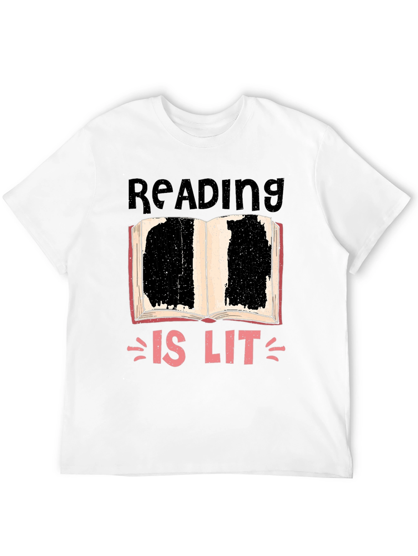 Reading Is Lit Graphic T-Shirt - Book Lover Tee