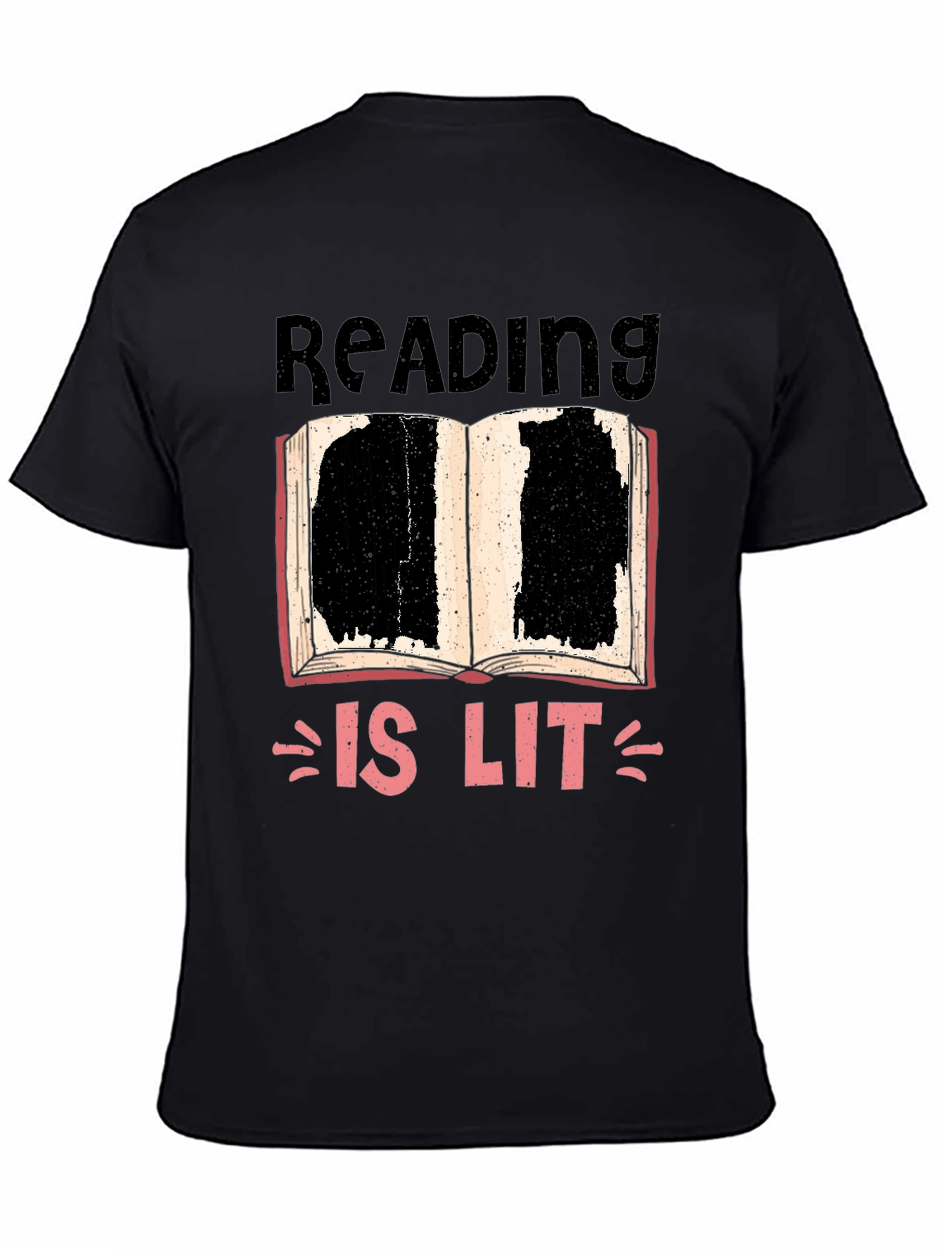 Reading Is Lit Graphic T-Shirt - Book Lover Tee