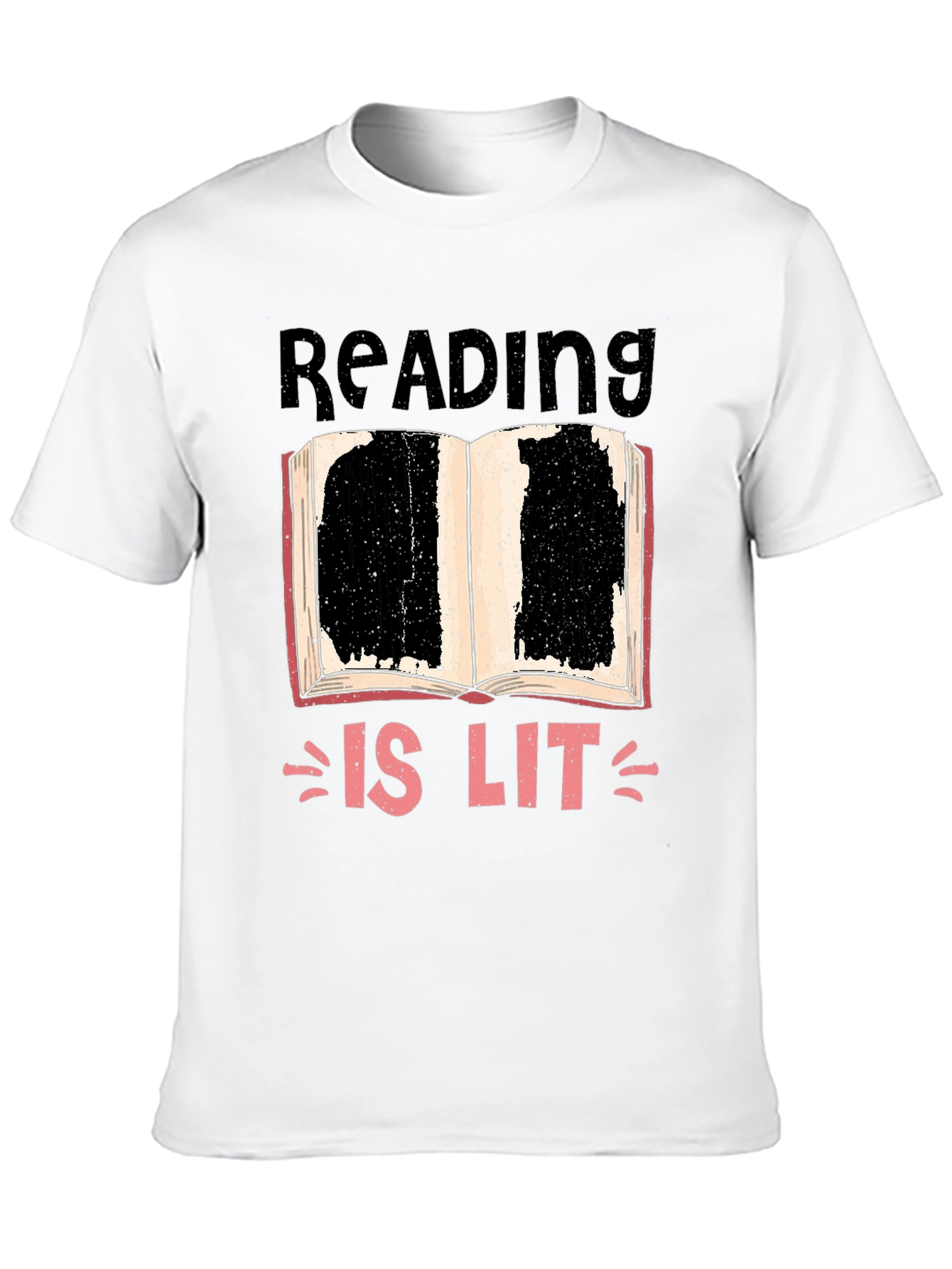Reading Is Lit Graphic T-Shirt - Book Lover Tee