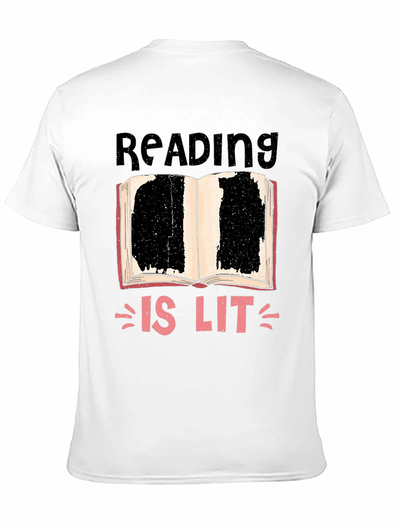 Reading Is Lit Graphic T-Shirt - Book Lover Tee