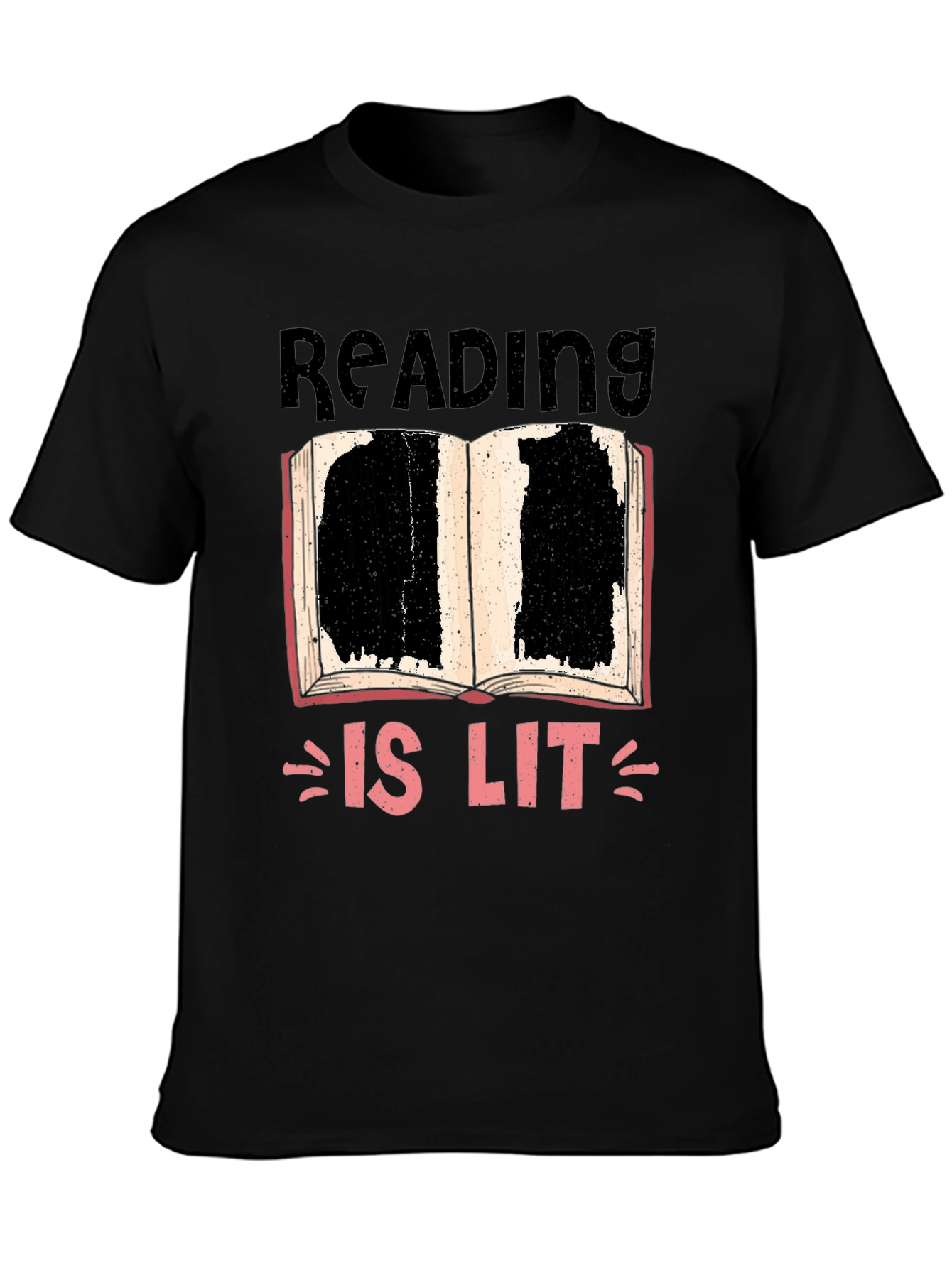 Reading Is Lit Graphic T-Shirt - Book Lover Tee