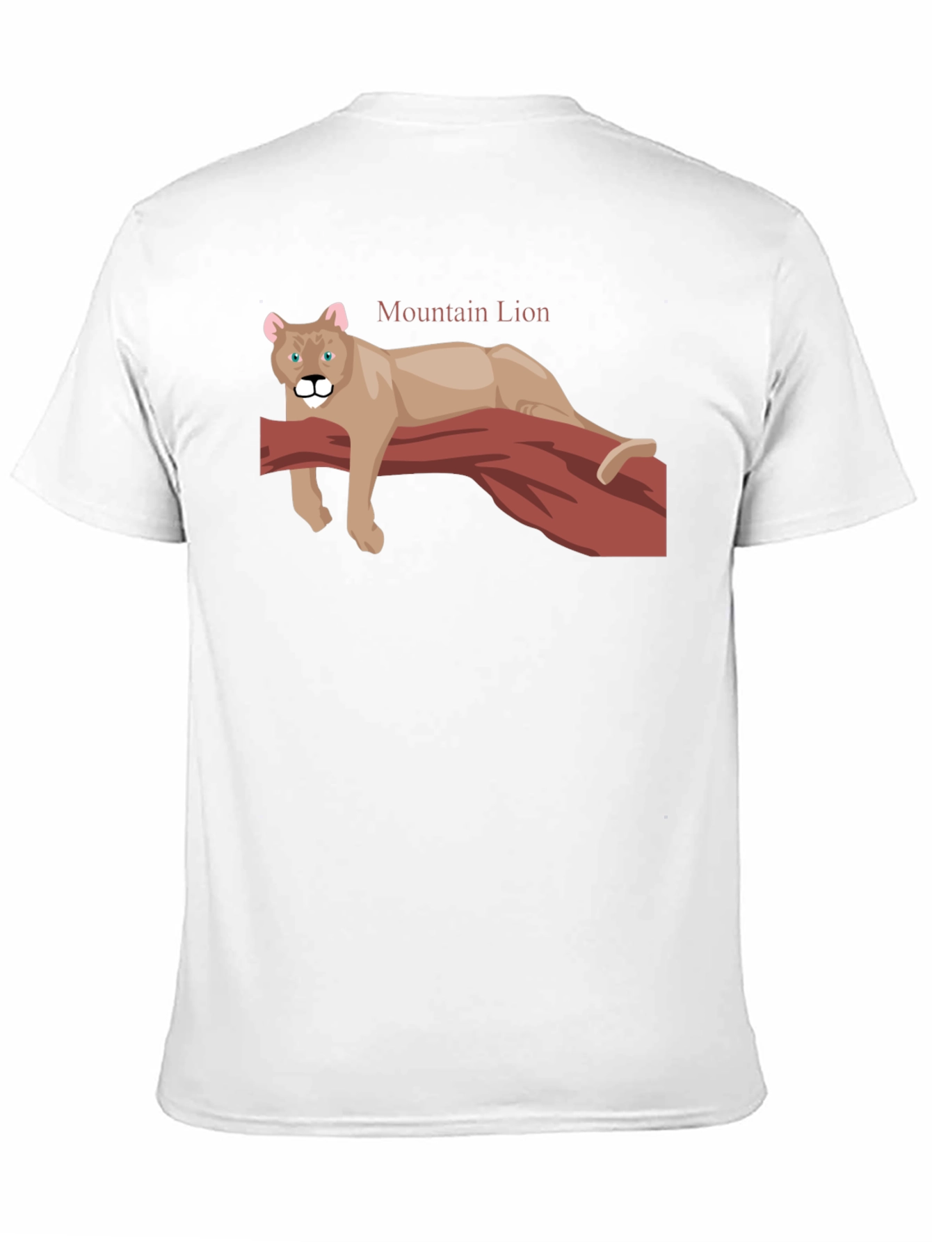 Mountain Lion T-Shirt - Relaxed Fit Black