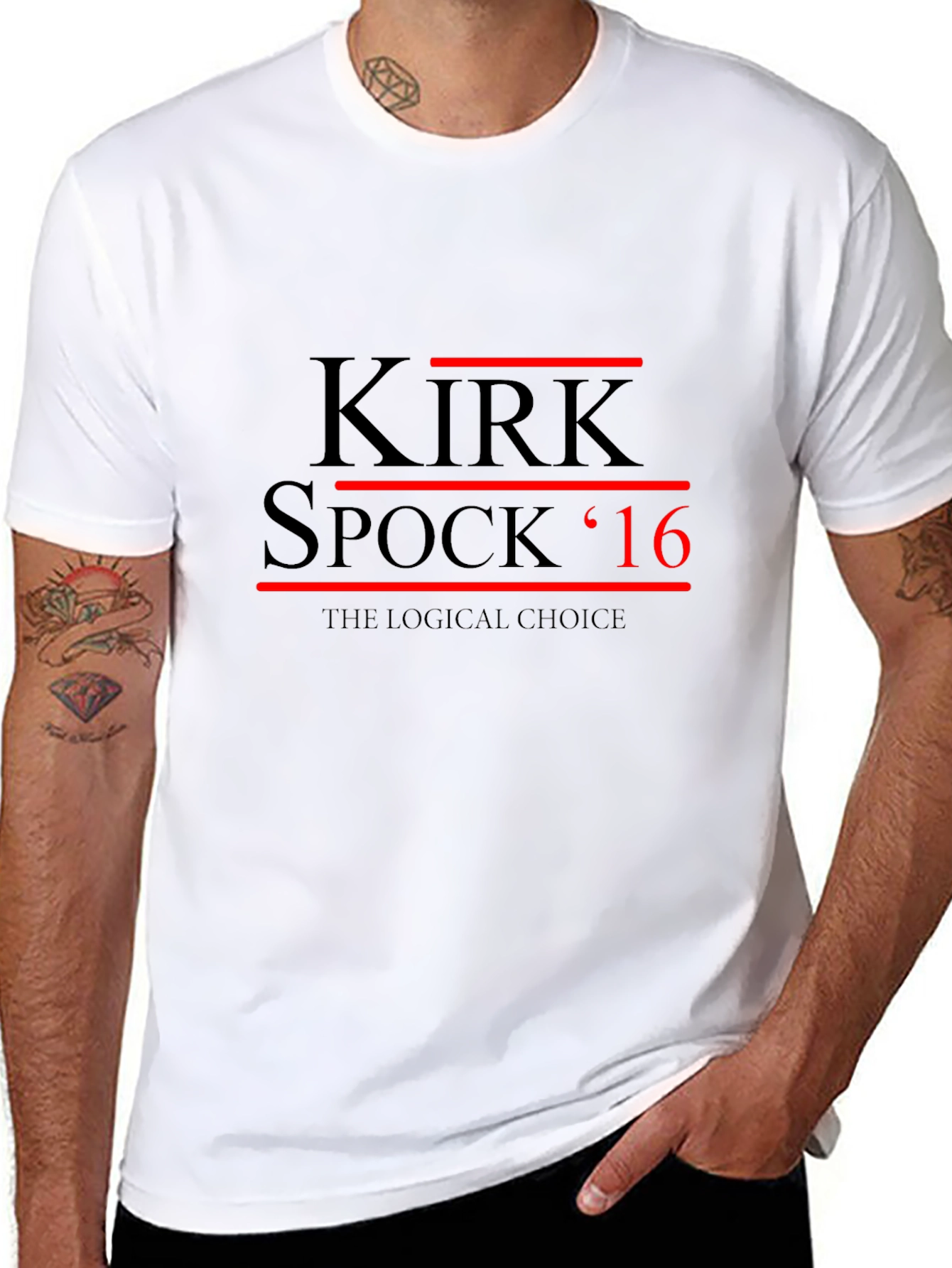 Kirk Spock 16 T-Shirt: The Logical Choice
