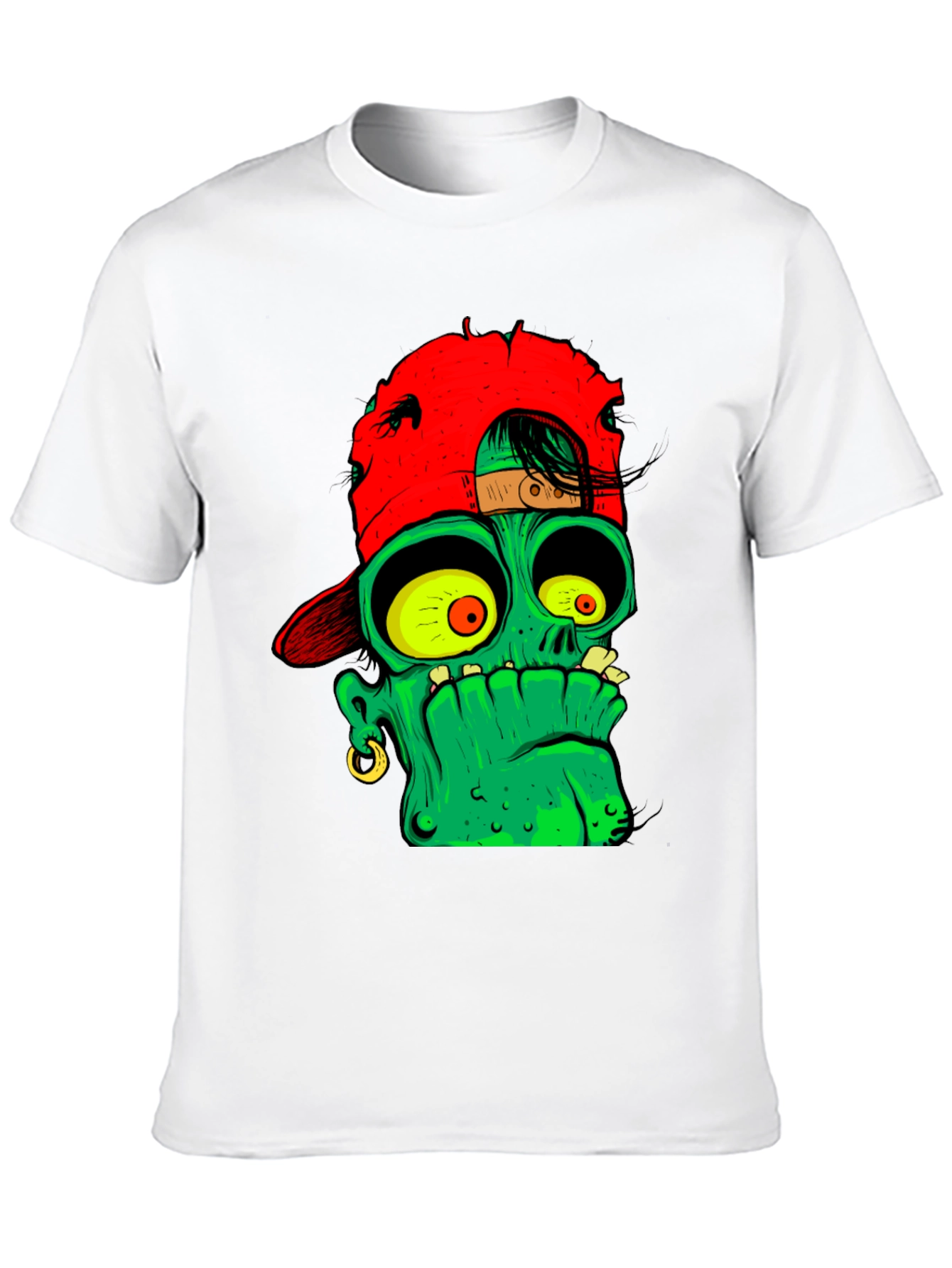 Zombie Cartoon Graphic T-Shirt