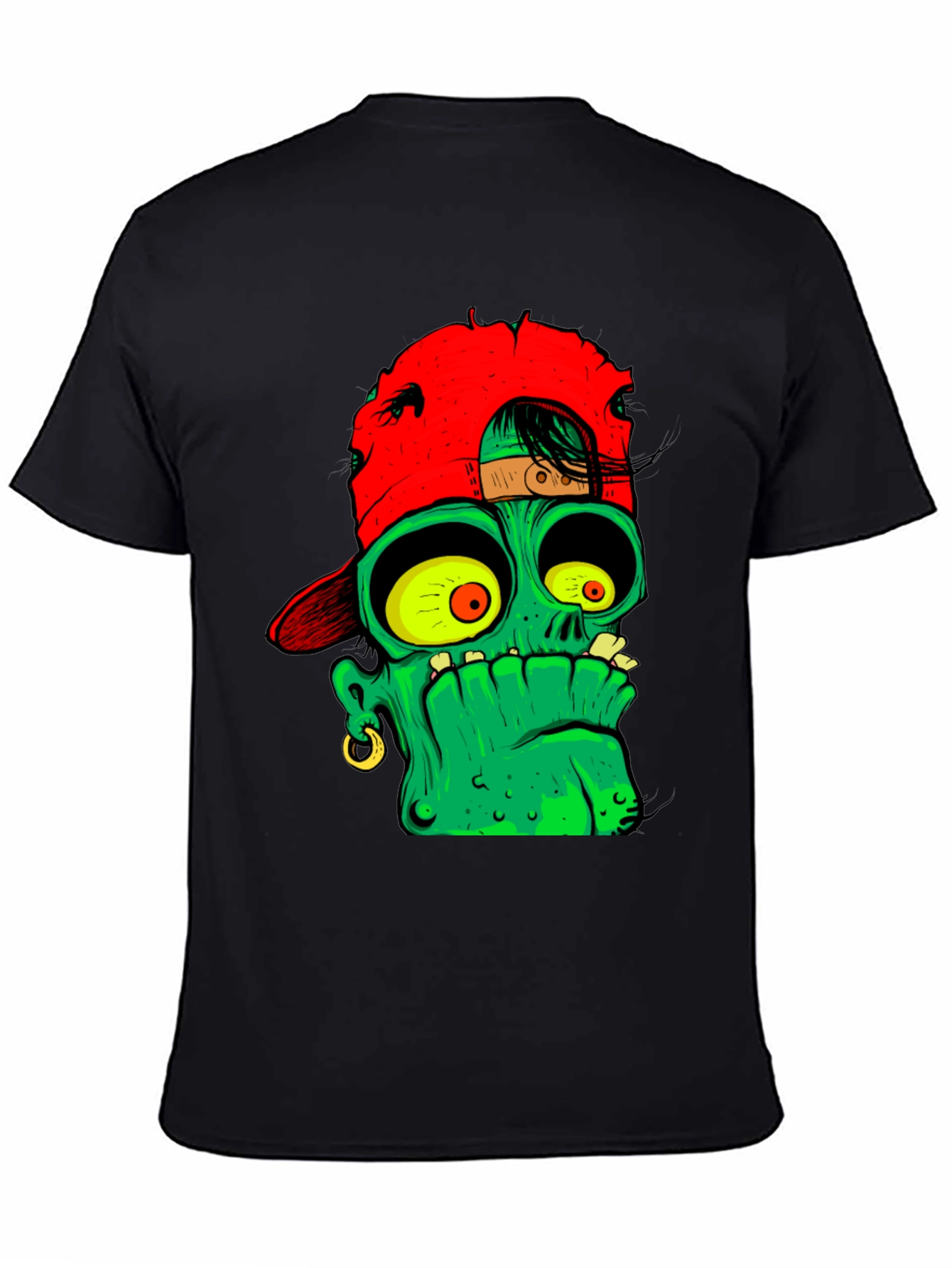Zombie Cartoon Graphic T-Shirt