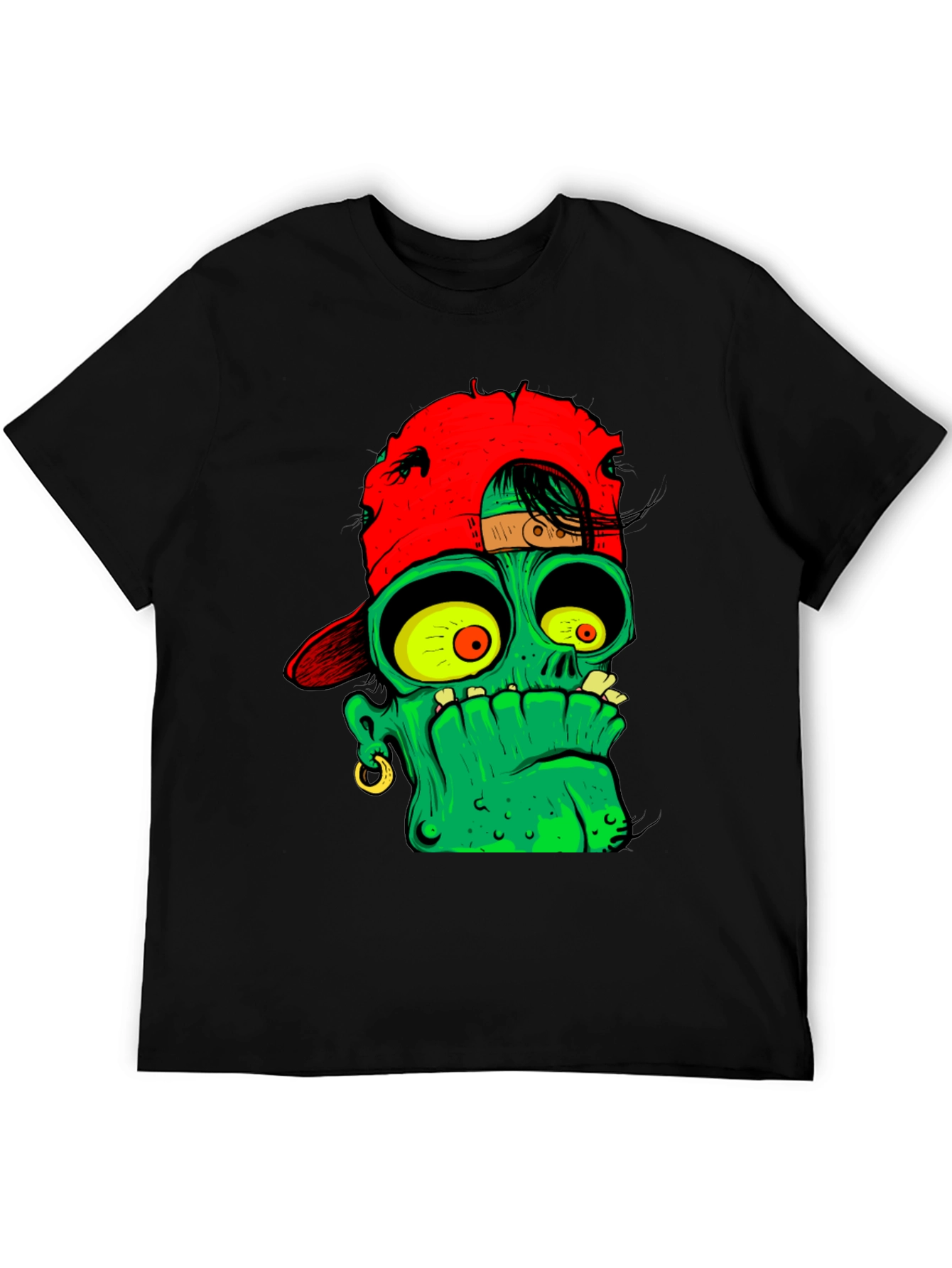 Zombie Cartoon Graphic T-Shirt