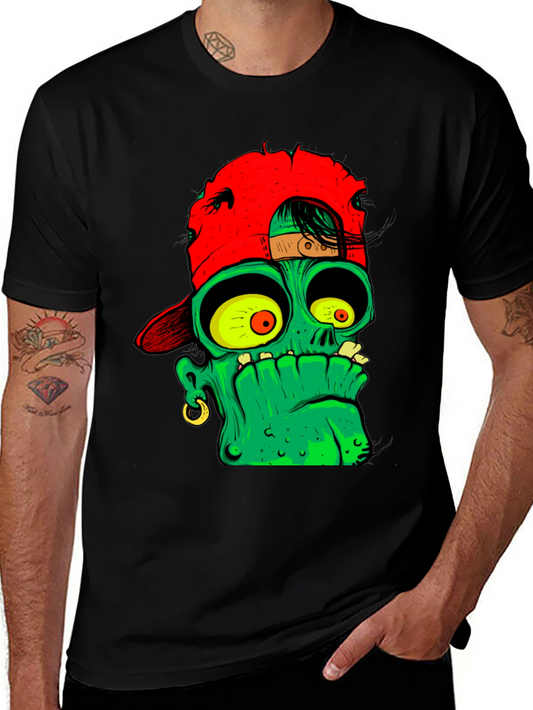 Zombie Cartoon Graphic T-Shirt