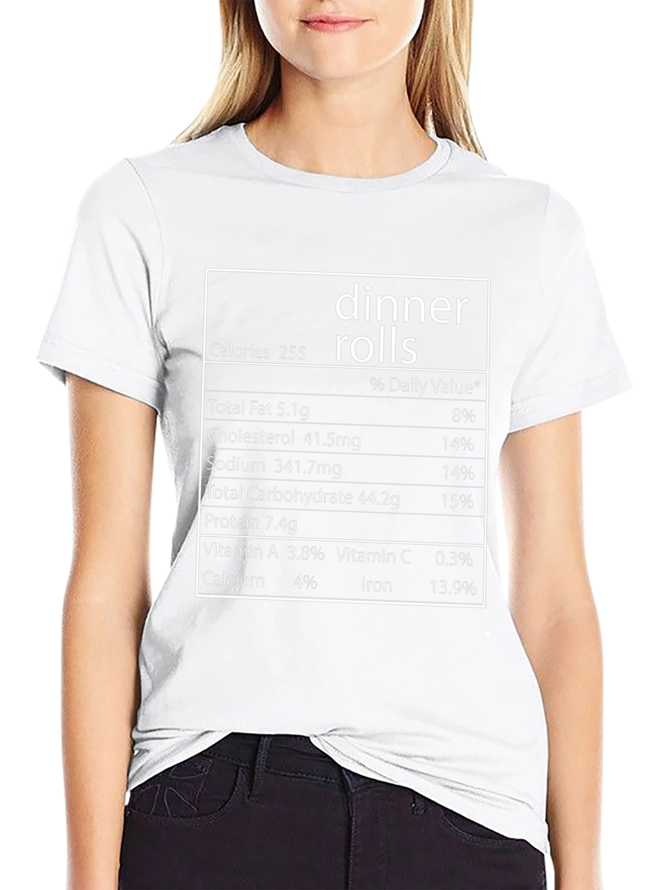 Dinner Rolls Nutrition Facts T-Shirt