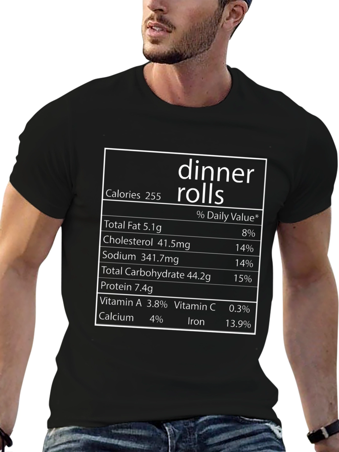 Dinner Rolls Nutrition Facts T-Shirt