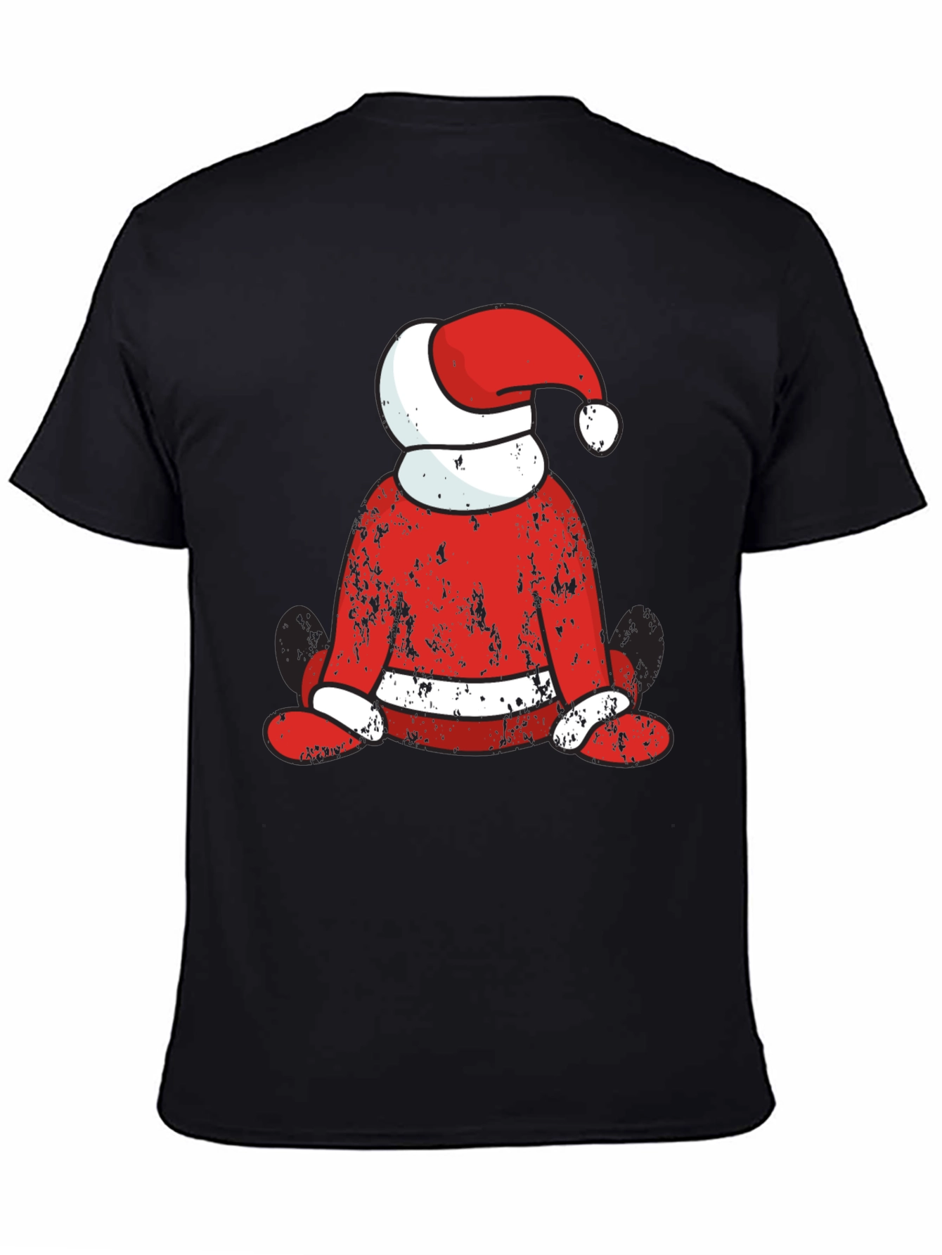 Festive Santa Graphic T-Shirt