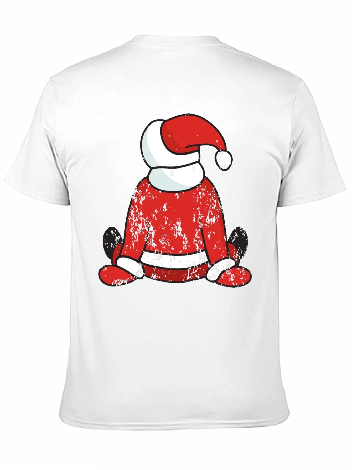 Festive Santa Graphic T-Shirt
