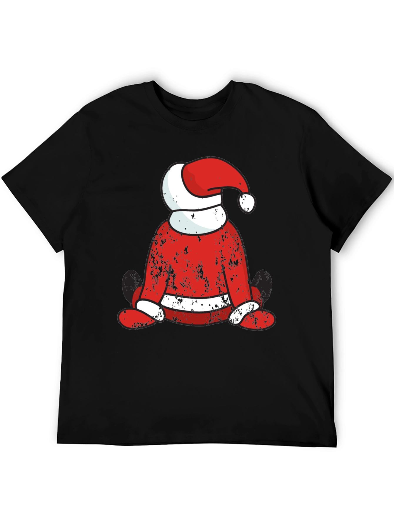 Festive Santa Graphic T-Shirt