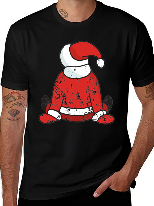 Festive Santa Graphic T-Shirt