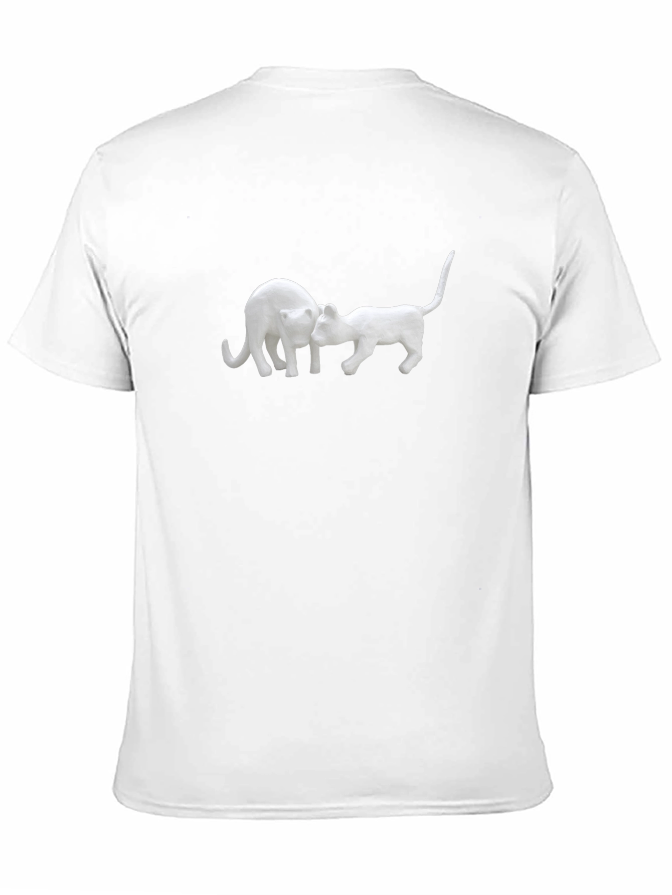 Cat Love T-Shirt - Black Cotton Tee