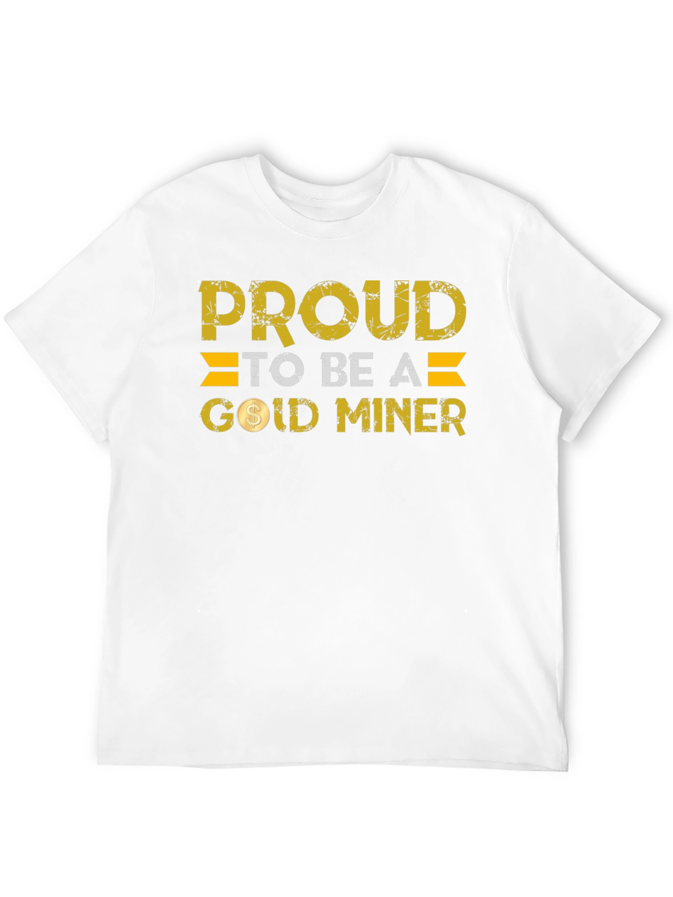 Proud Gold Miner Black T-Shirt
