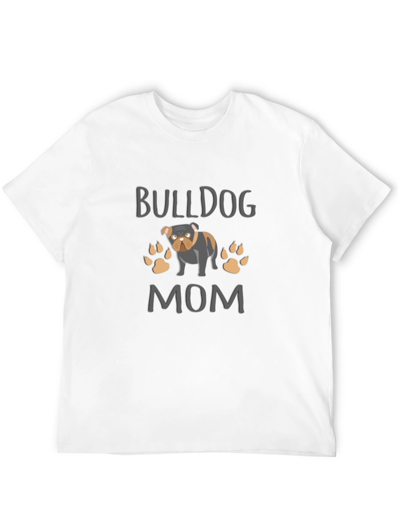 Bulldog Mom Graphic Tee - Stylish & Comfy
