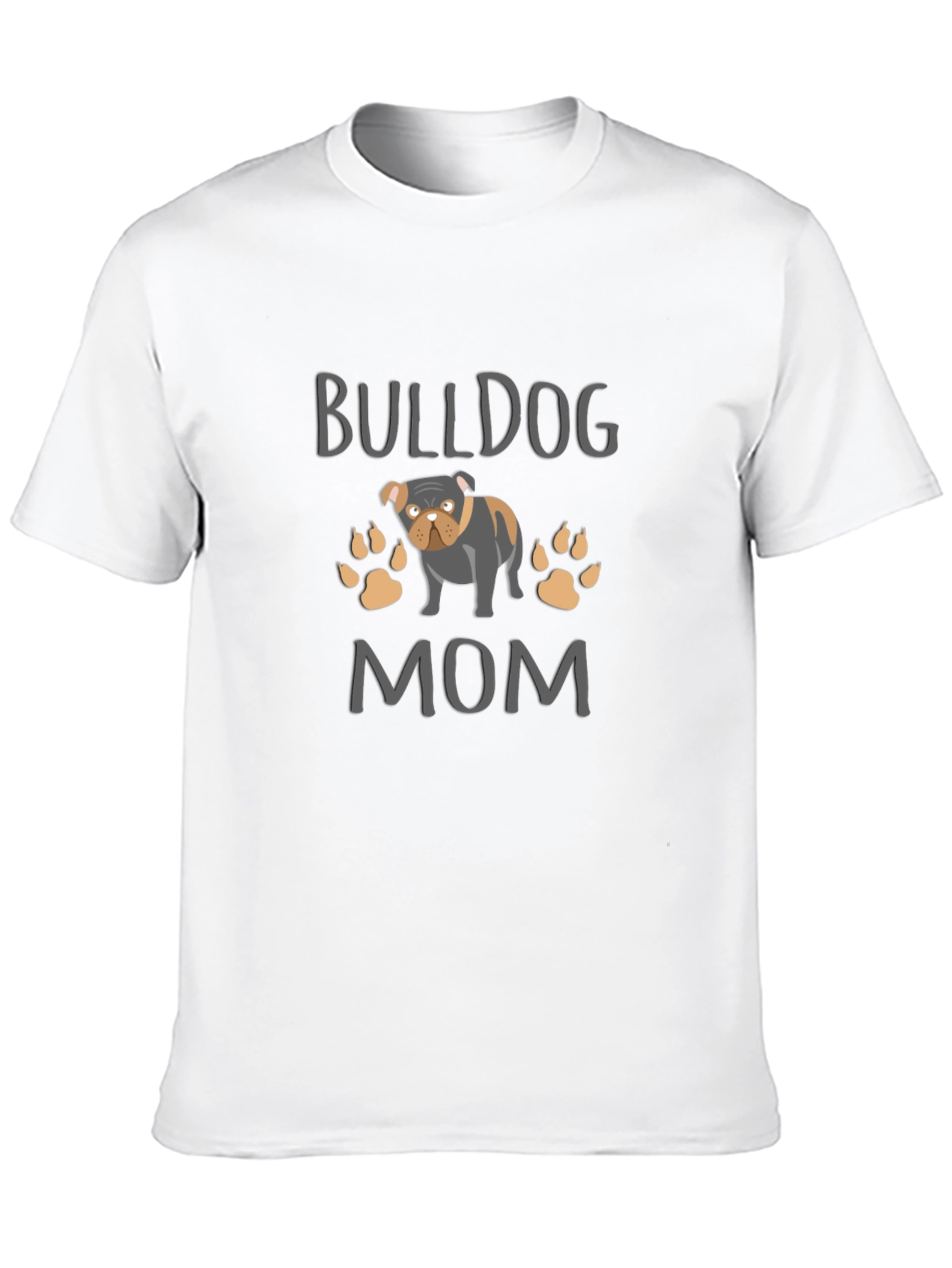 Bulldog Mom Graphic Tee - Stylish & Comfy