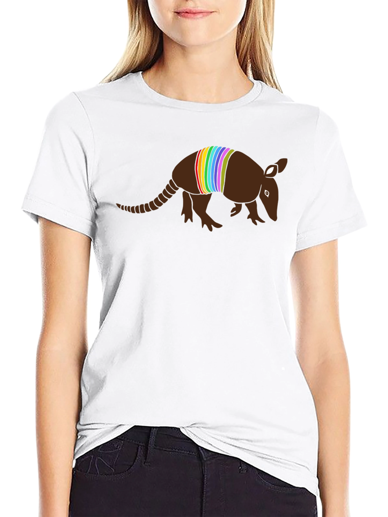 Armadillo Pride Graphic Tee - Black